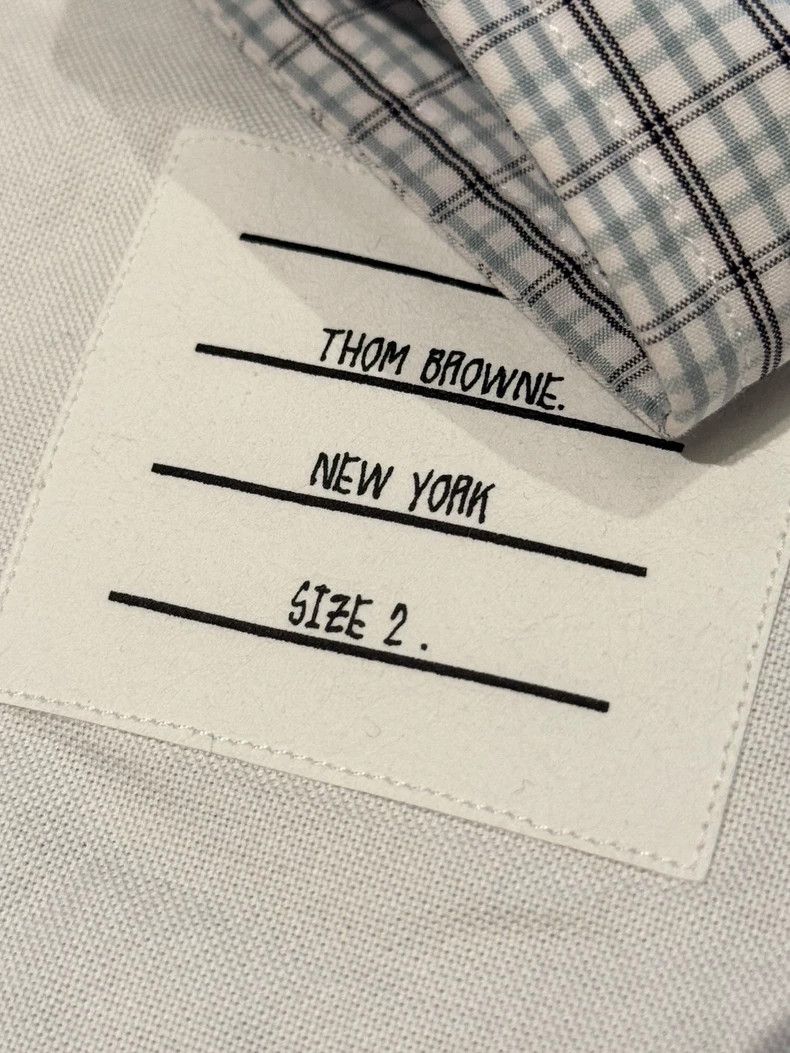 Thom Browne Thom Browne size2 A sharp collar single row button long sle Size US M / EU 48-50 / 2 - 5 Thumbnail