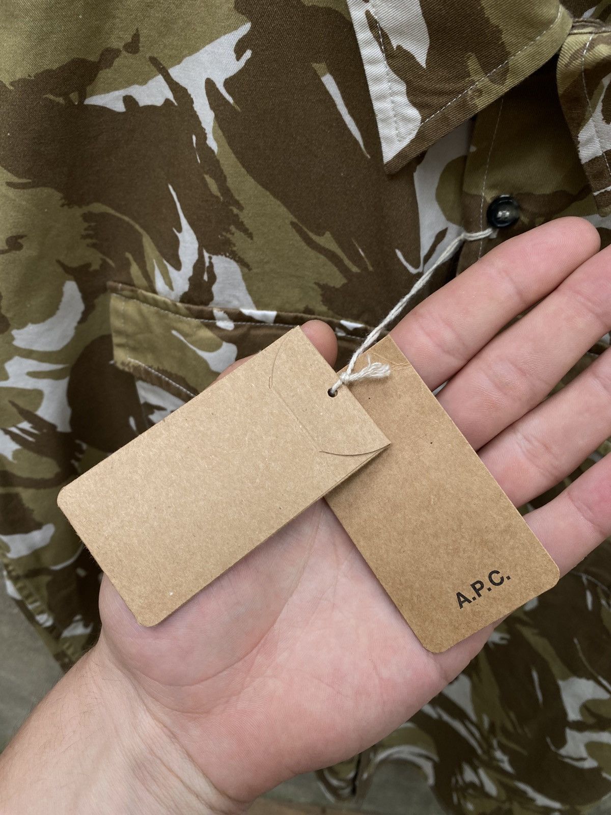 A.P.C. A.P.C. Camo Shirt New With Tags Size US M / EU 48-50 / 2 - 6 Thumbnail