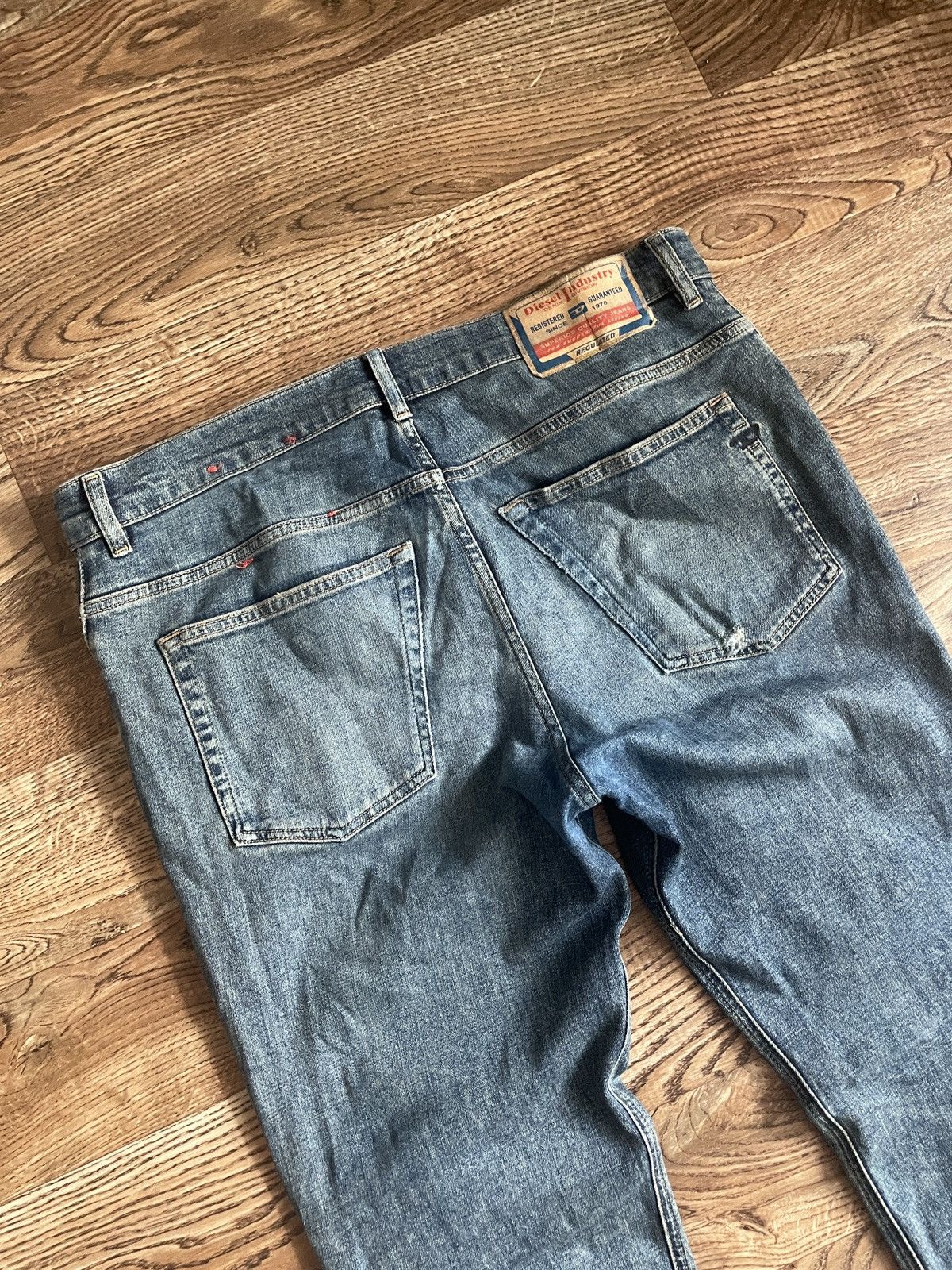 Diesel × If Six Was Nine × Japanese Brand Vintage Diesel Jeans Big Logo Distressed Baggy japanese 90s Size US 34 / EU 50 - 14 Thumbnail
