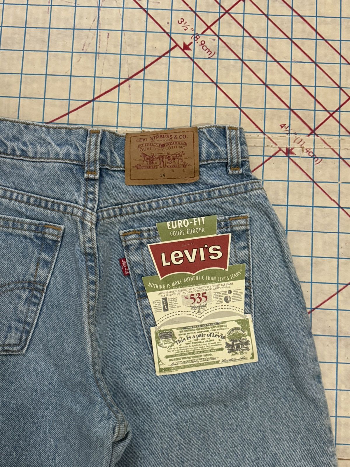 Levi's × Levi's Vintage Clothing × Vintage Vintage Levi’s 535 Euro Fit Jeans New With Tag Women’s Size 30" / US 8 / IT 44 - 5 Thumbnail