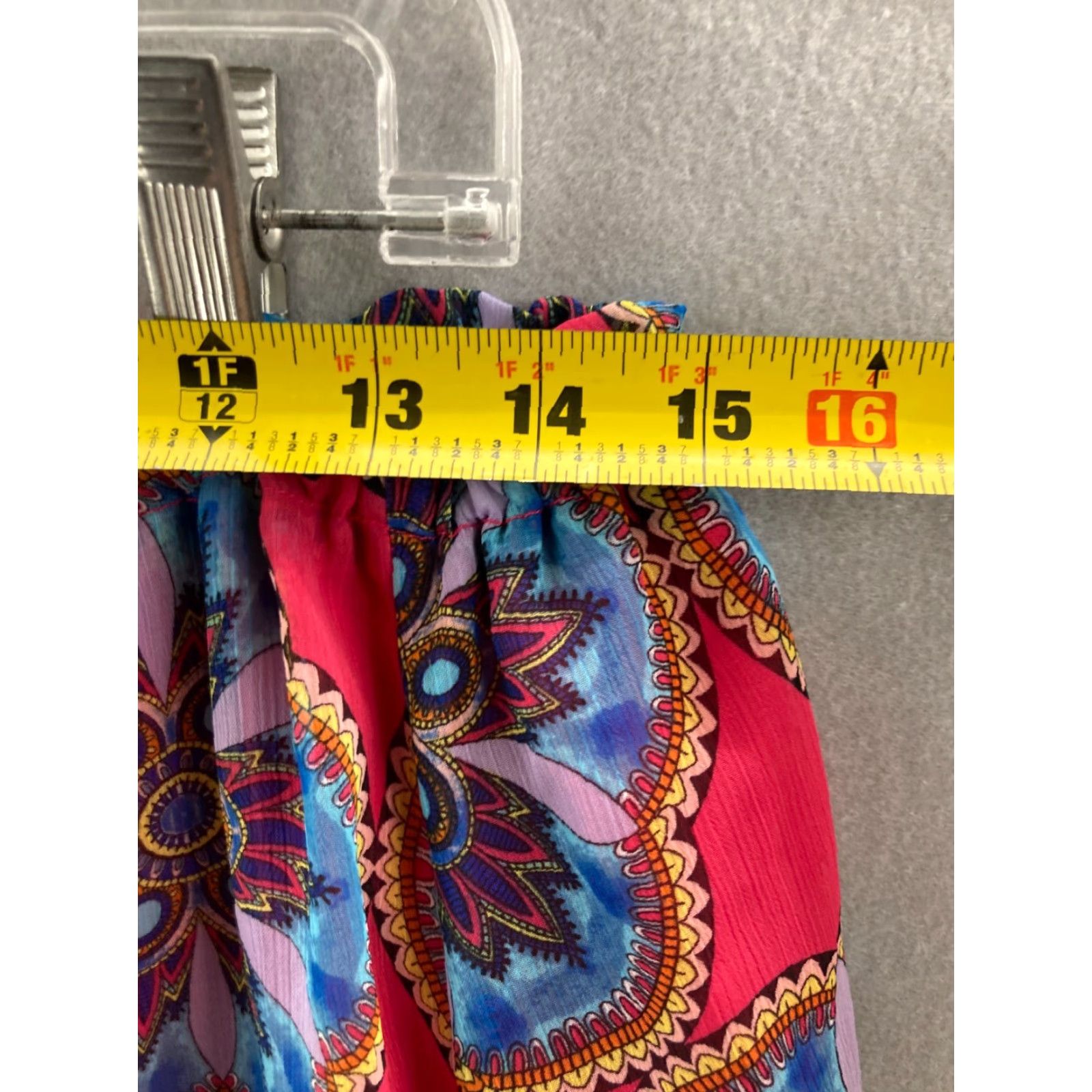 Nicole Miller Nicole Miller Paisley Maxi Skirt Pink M Lined Drawstring Women Size 32" / US 10 / IT 46 - 3 Thumbnail