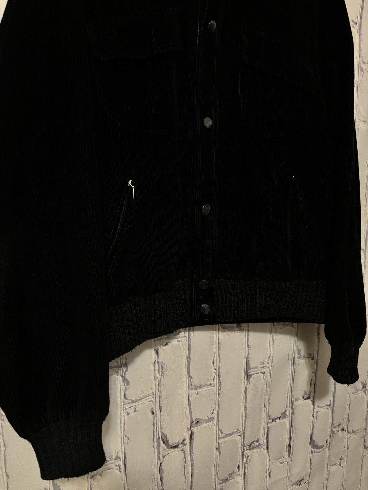 WINNIE Winnie New York Navy Corduroy Bomber Jacket Size US M / EU 48-50 / 2 - 2 Thumbnail