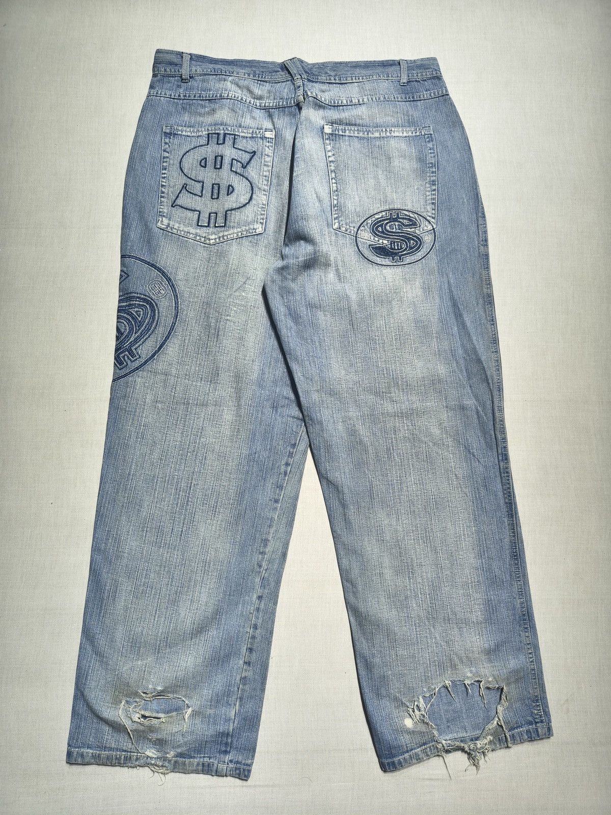 Southpole Dollar sign aop Y2K hip hop jeans💰💲(037) Size US 40 / EU 56 - 1 Thumbnail