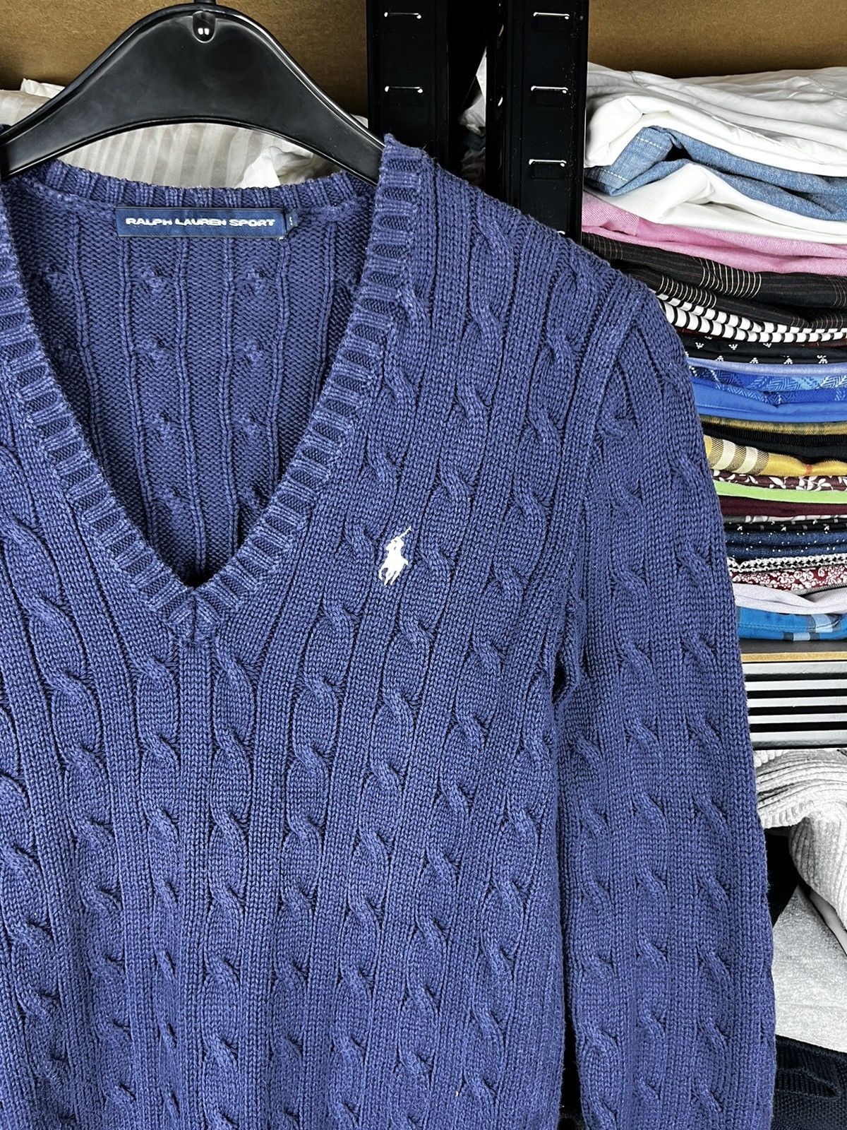 Polo Ralph Lauren × Ralph Lauren × Vintage Polo Ralph Lauren pullover knit sweater vintage Size S / US 4 / IT 40 - 2 Thumbnail