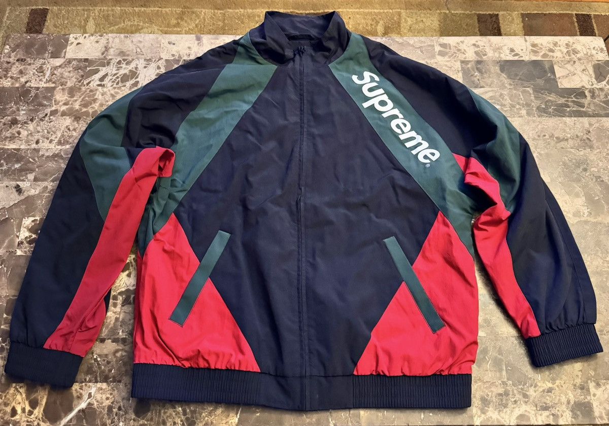 Supreme Supreme Paneled Track Jacket 'Black' XL | Grailed