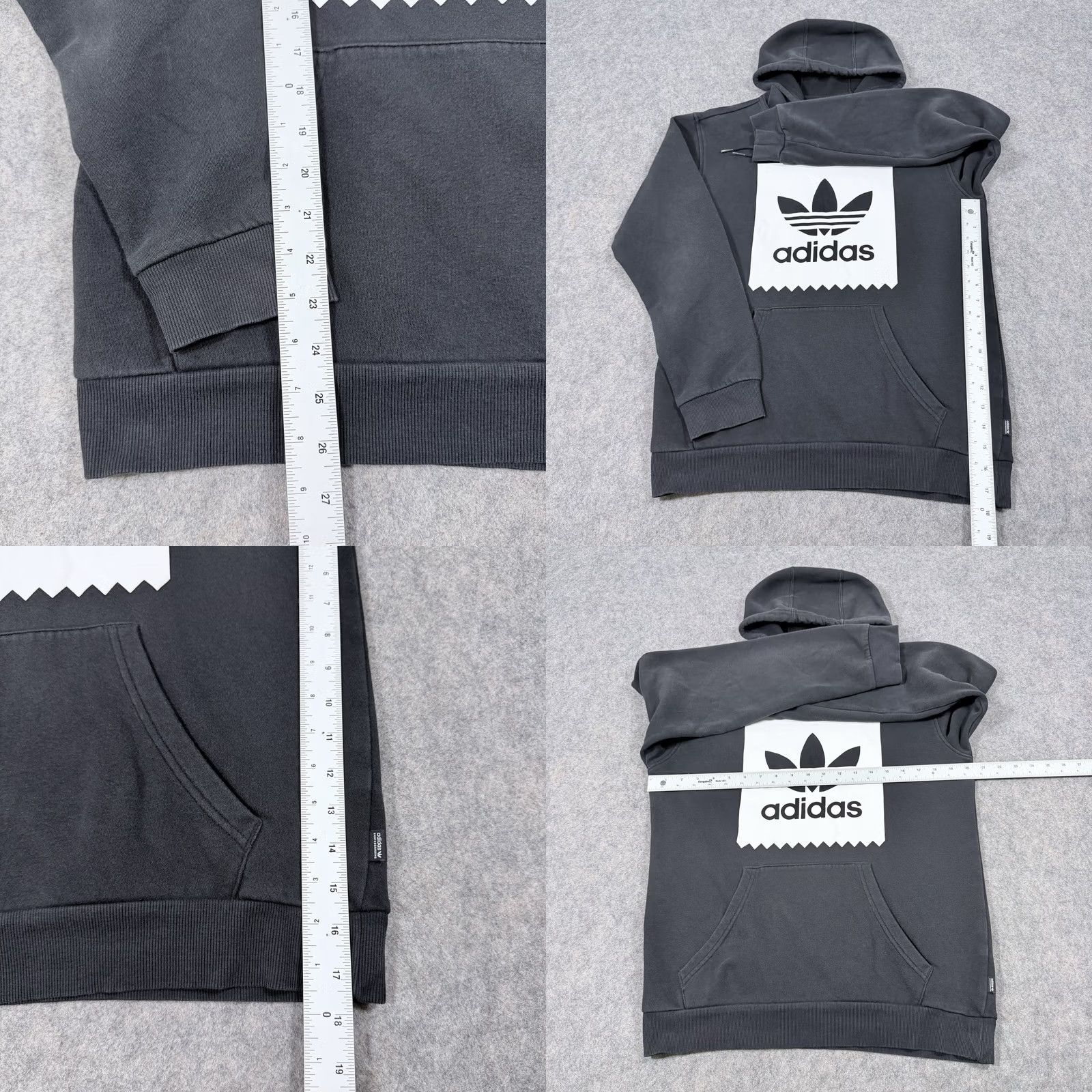Adidas Adidas Originals Trefoil Logo Pullover Long Sleeve Hoodie Men Size S Black Size US S / EU 44-46 / 1 - 8 Thumbnail