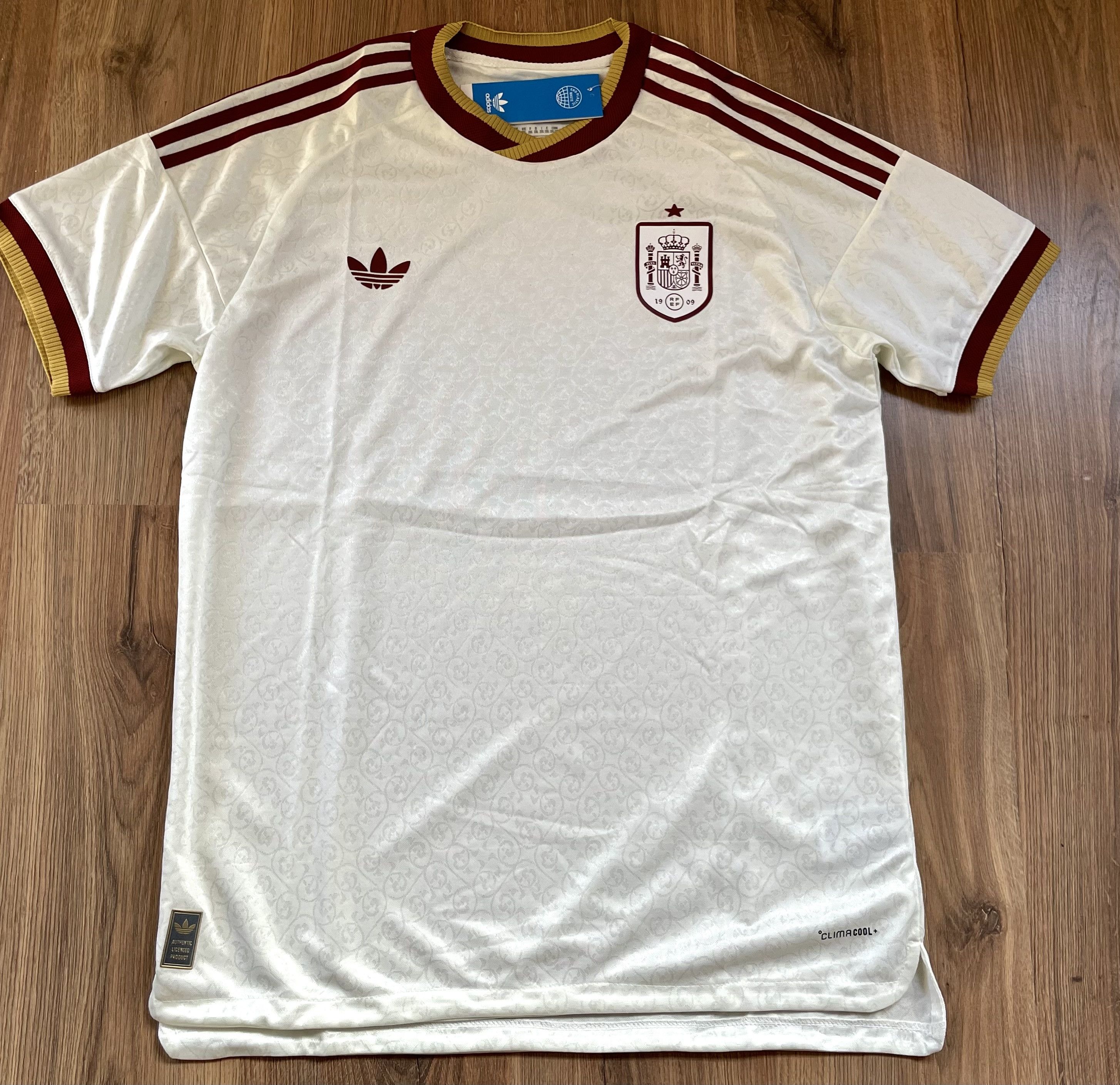 Adidas Spain National Team - Retro Style Jersey Size US XL / EU 56 / 4 - 1 Thumbnail