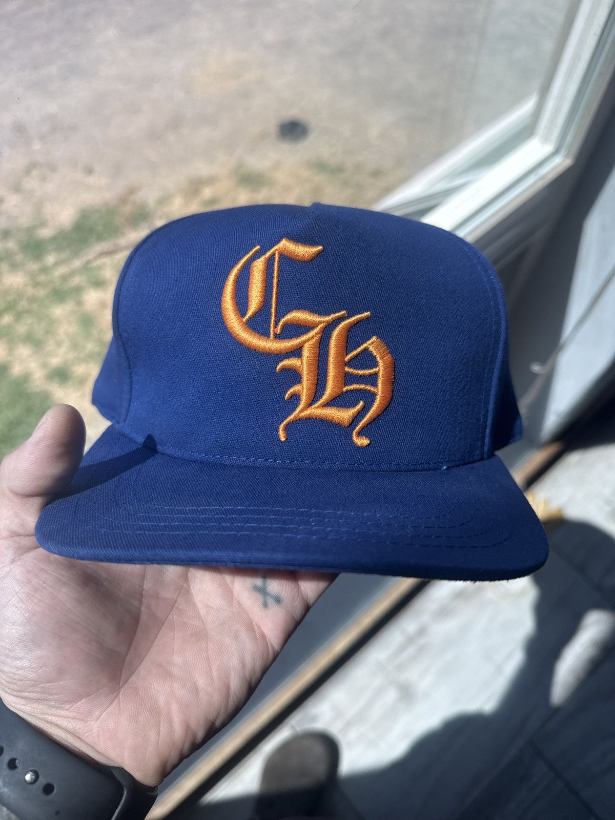 Chrome Hearts Chrome Hearts Baseball Hat Blue/ Orange Size ONE SIZE - 1 Thumbnail