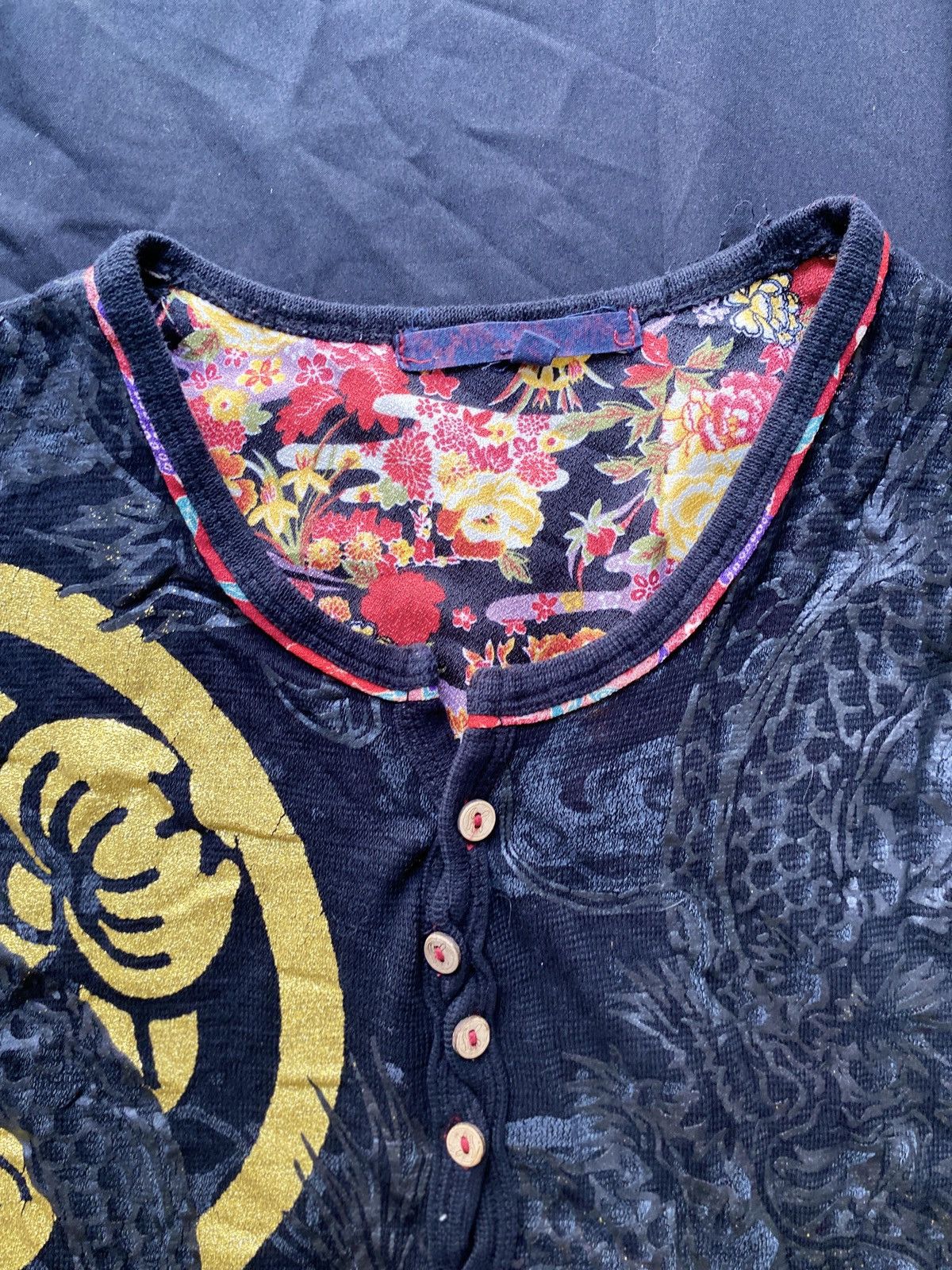 Yohji Yamamoto 1990’s Yohji Yamamoto Cyber Dragon Long Sleeve Size US M / EU 48-50 / 2 - 5 Thumbnail