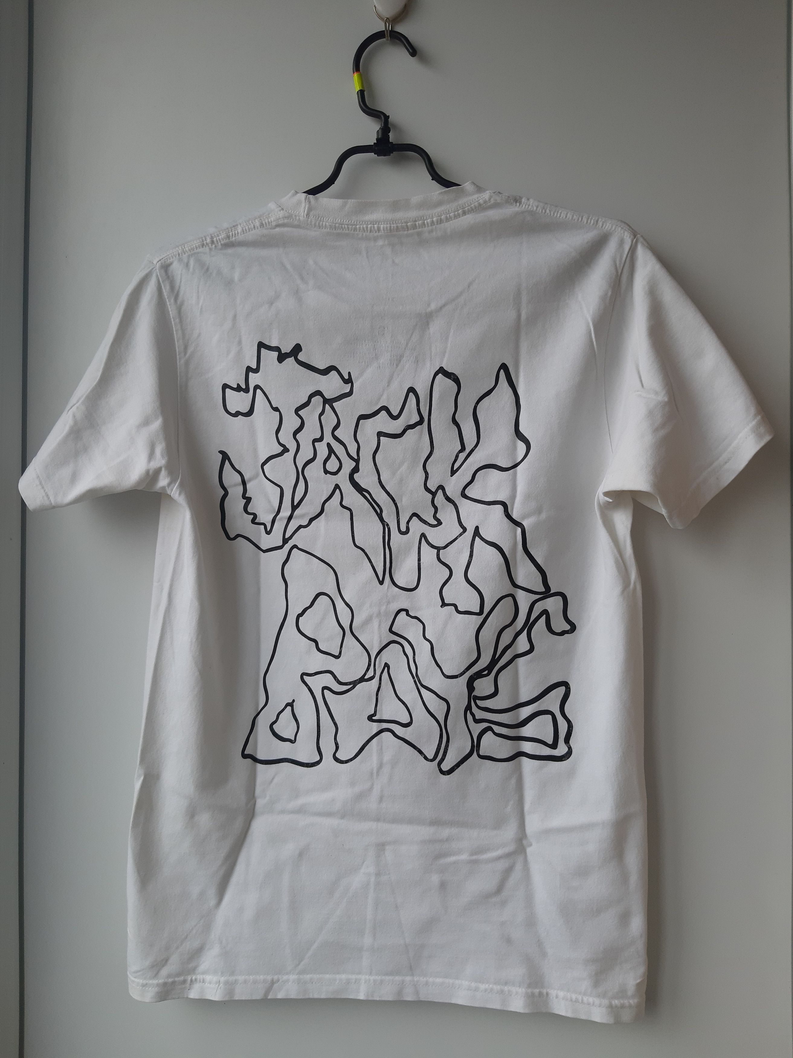 Travis Scott × Vintage Travis Scott Jackboys Shattered Glass Tee White Size US S / EU 44-46 / 1 - 7 Thumbnail