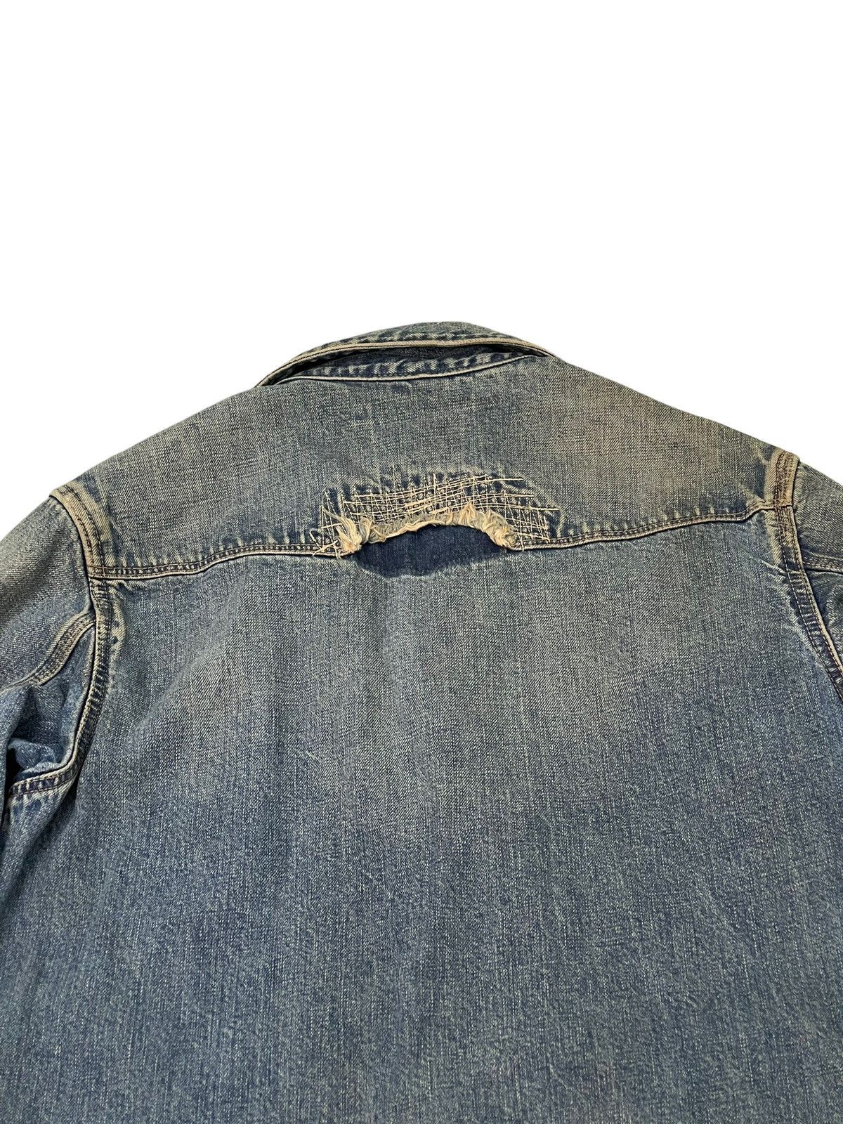 Paul Smith Distress Denim Jacket Paul Smith Red Ear Japan 5🟩5 Size US S / EU 44-46 / 1 - 16 Thumbnail