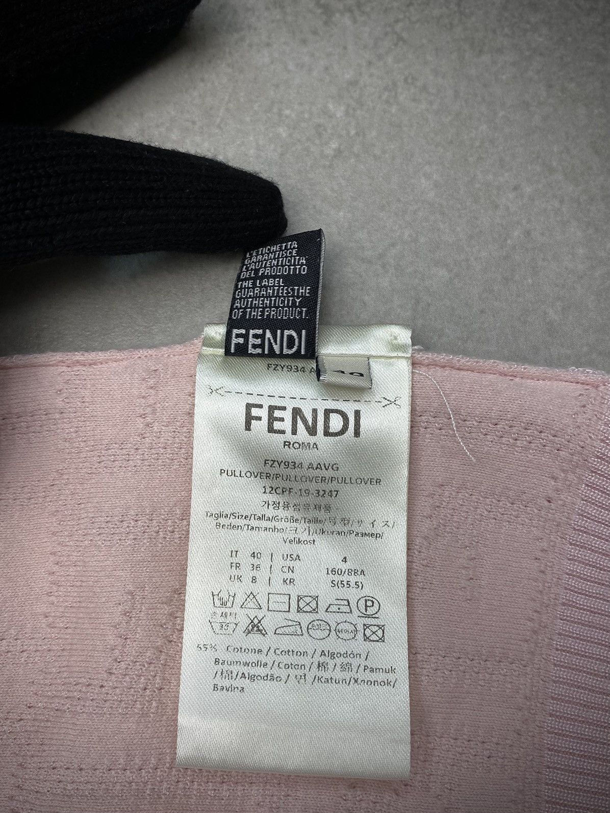 Fendi Fendi monogram t-shirt Size S / US 4 / IT 40 - 5 Thumbnail