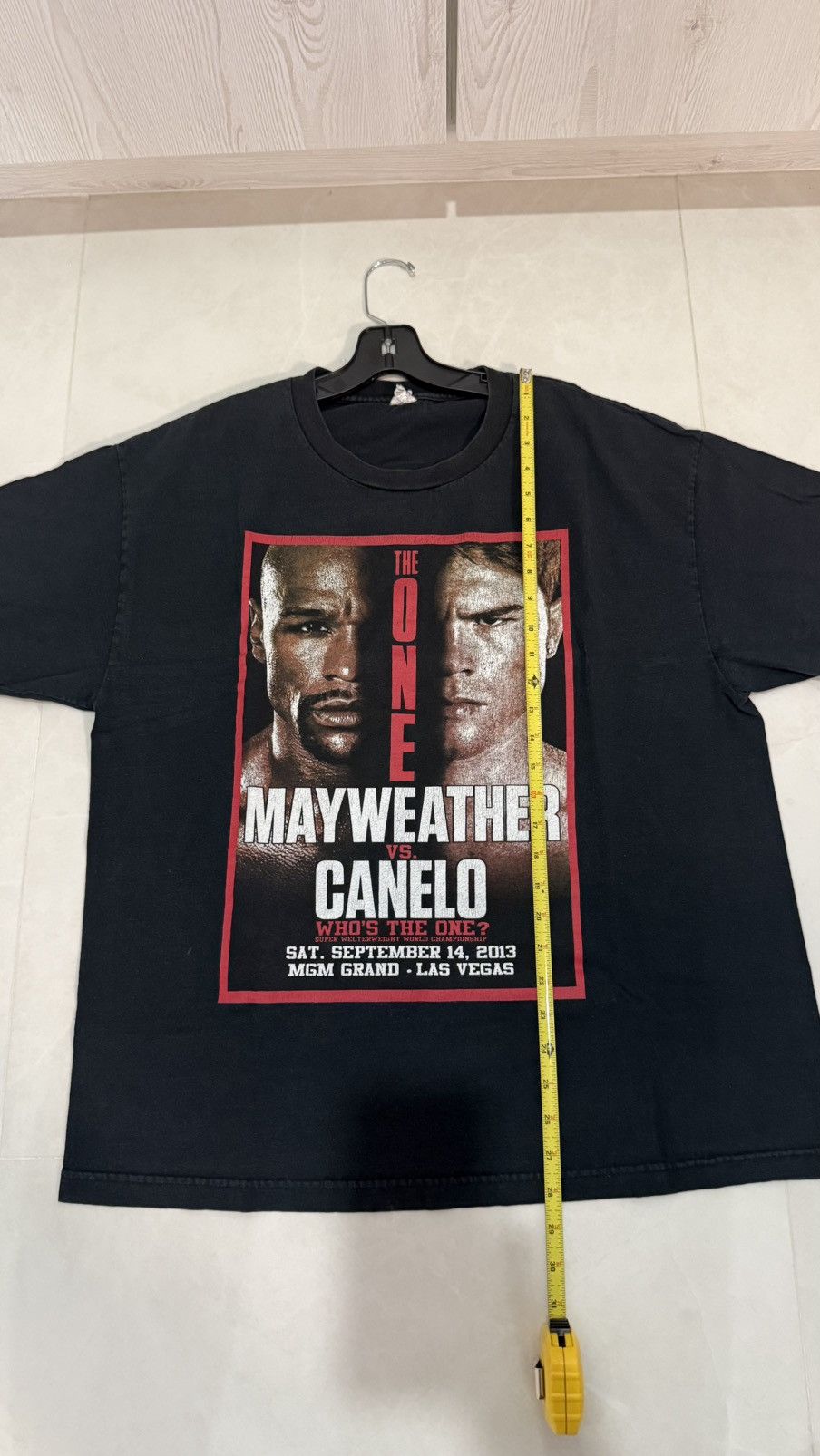 All Sport 2013 Mayweather vs Canelo MGM Grand Las Vegas Size L Size US L / EU 52-54 / 3 - 5 Thumbnail