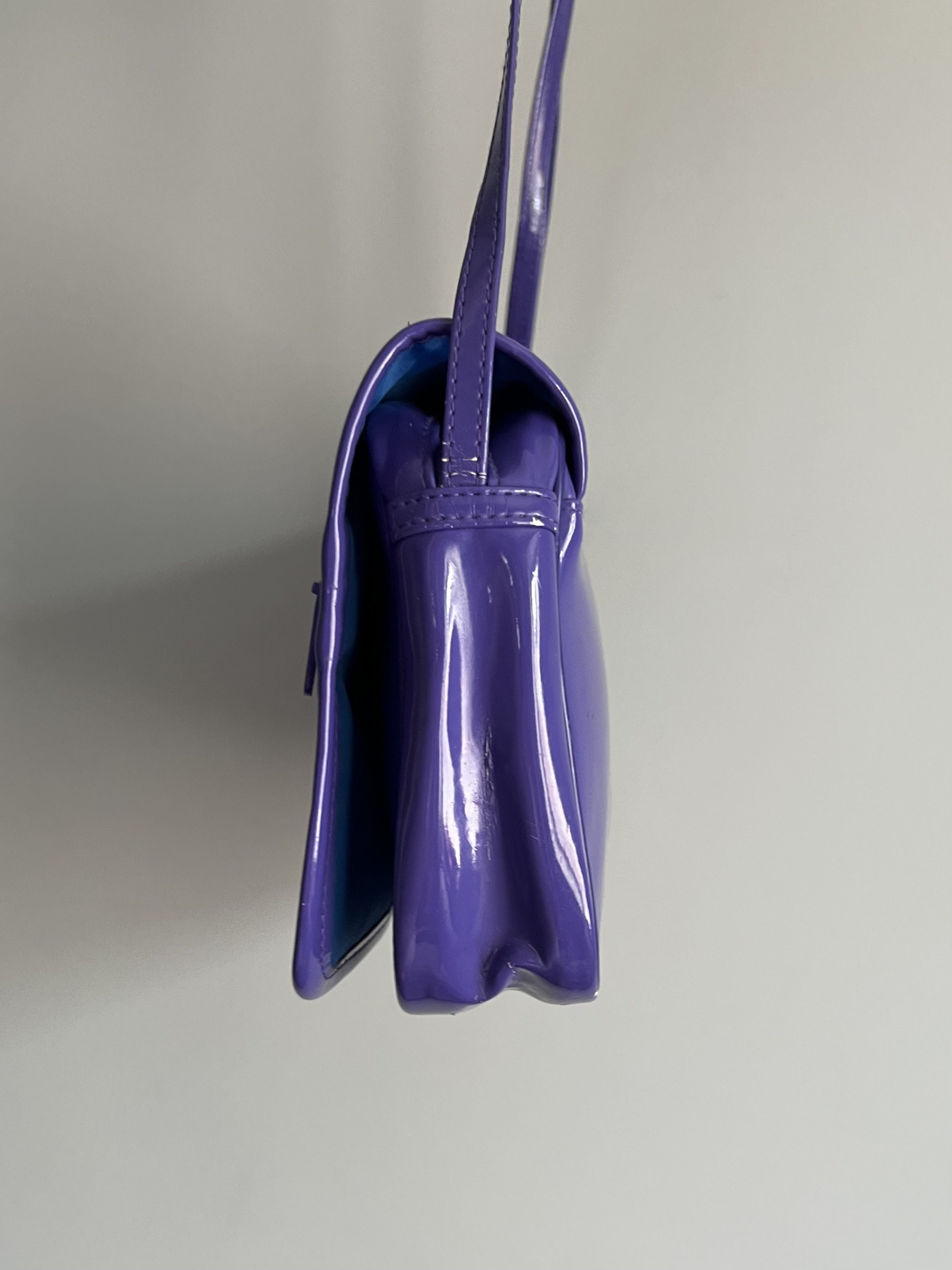 Adidas Adidas Originals Patent Purple Shoulder Bag Size ONE SIZE - 8 Thumbnail