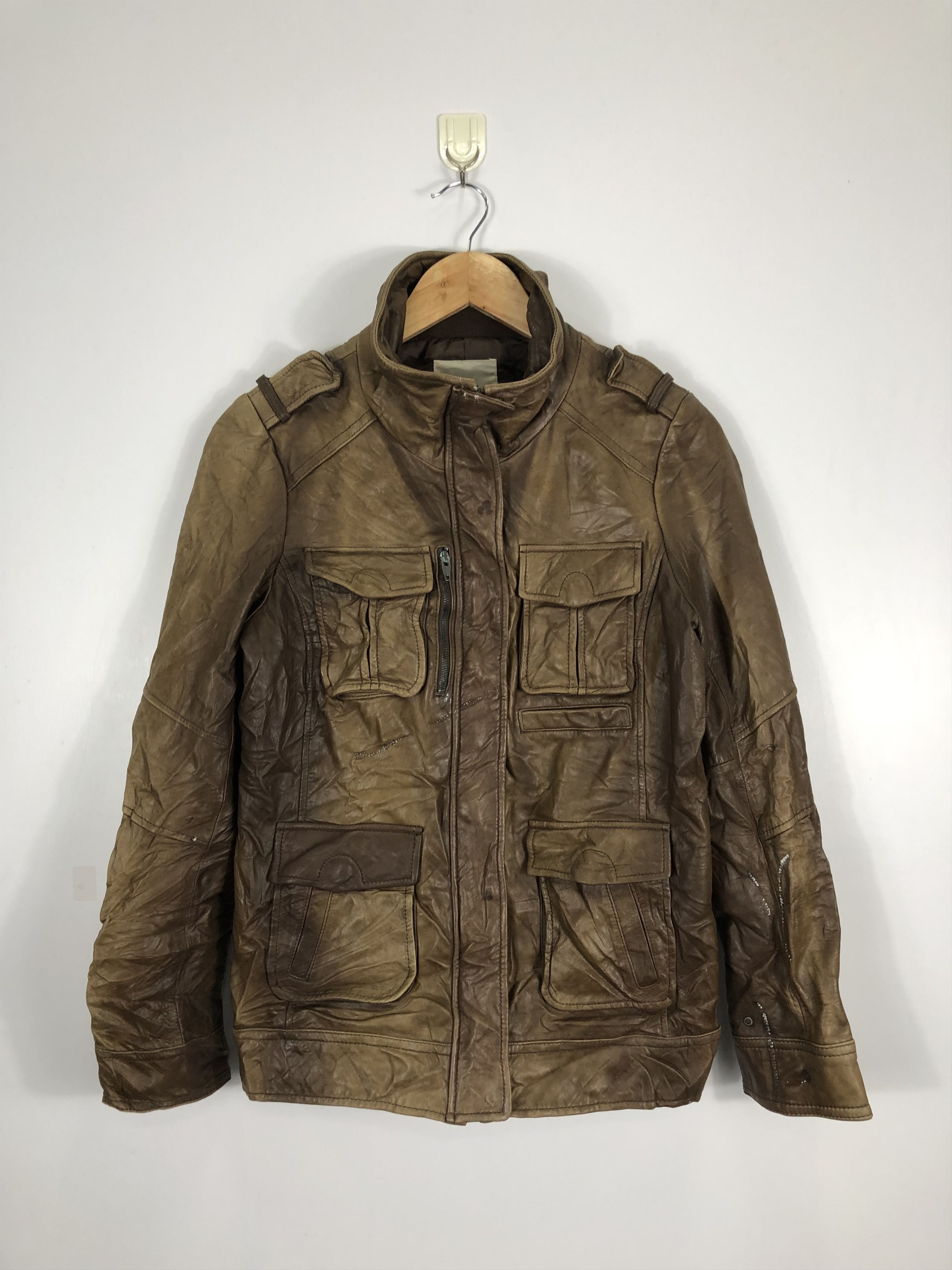 Japanese Brand Vintage Japanese Brand Leather Jacket J0654 Size US M / EU 48-50 / 2 - 1 Thumbnail