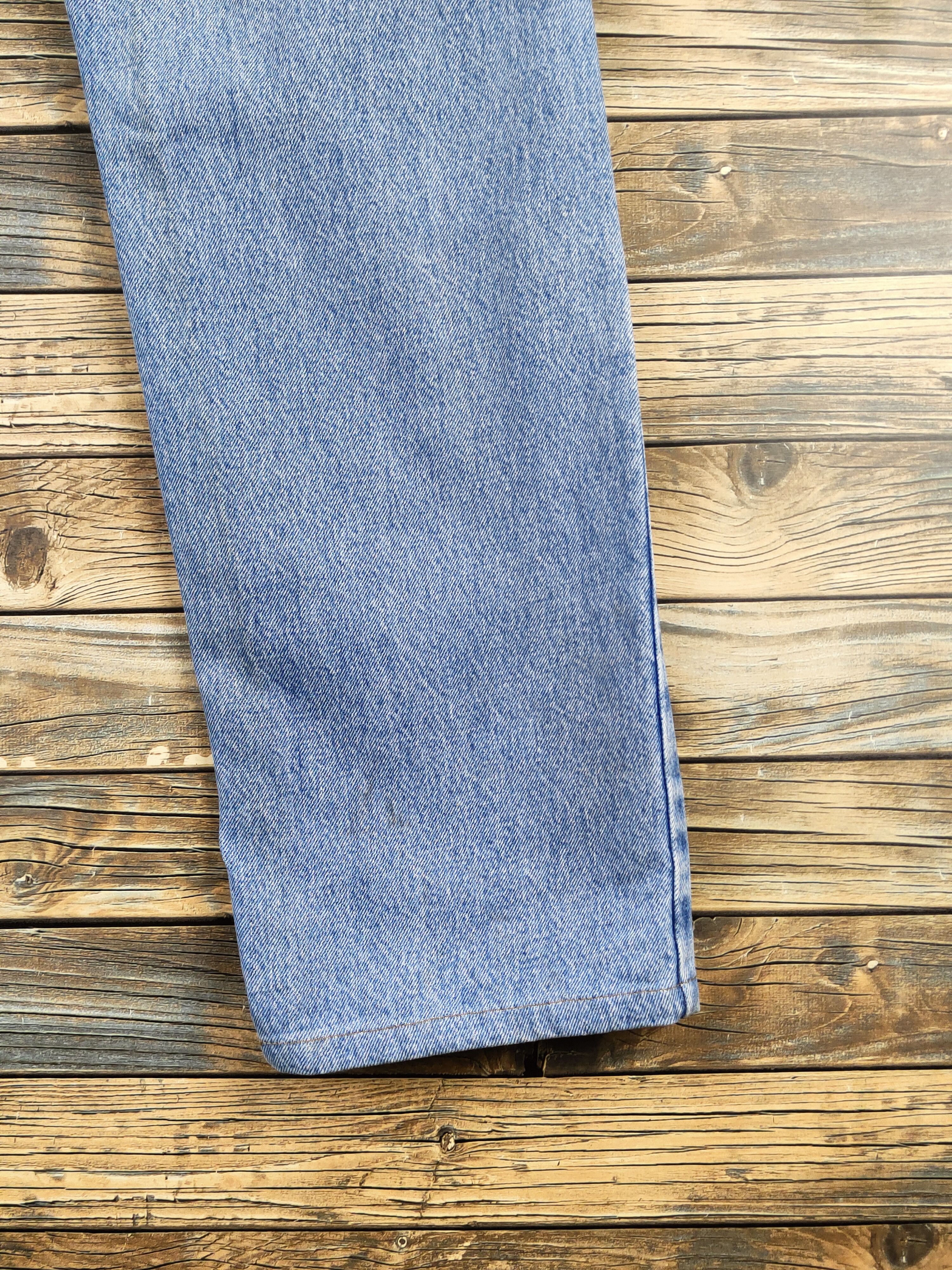 Levi's 607 Levi's Orange tab Blue Distressed Ripped Jeans #S2827 Size US 32 / EU 48 - 12 Thumbnail