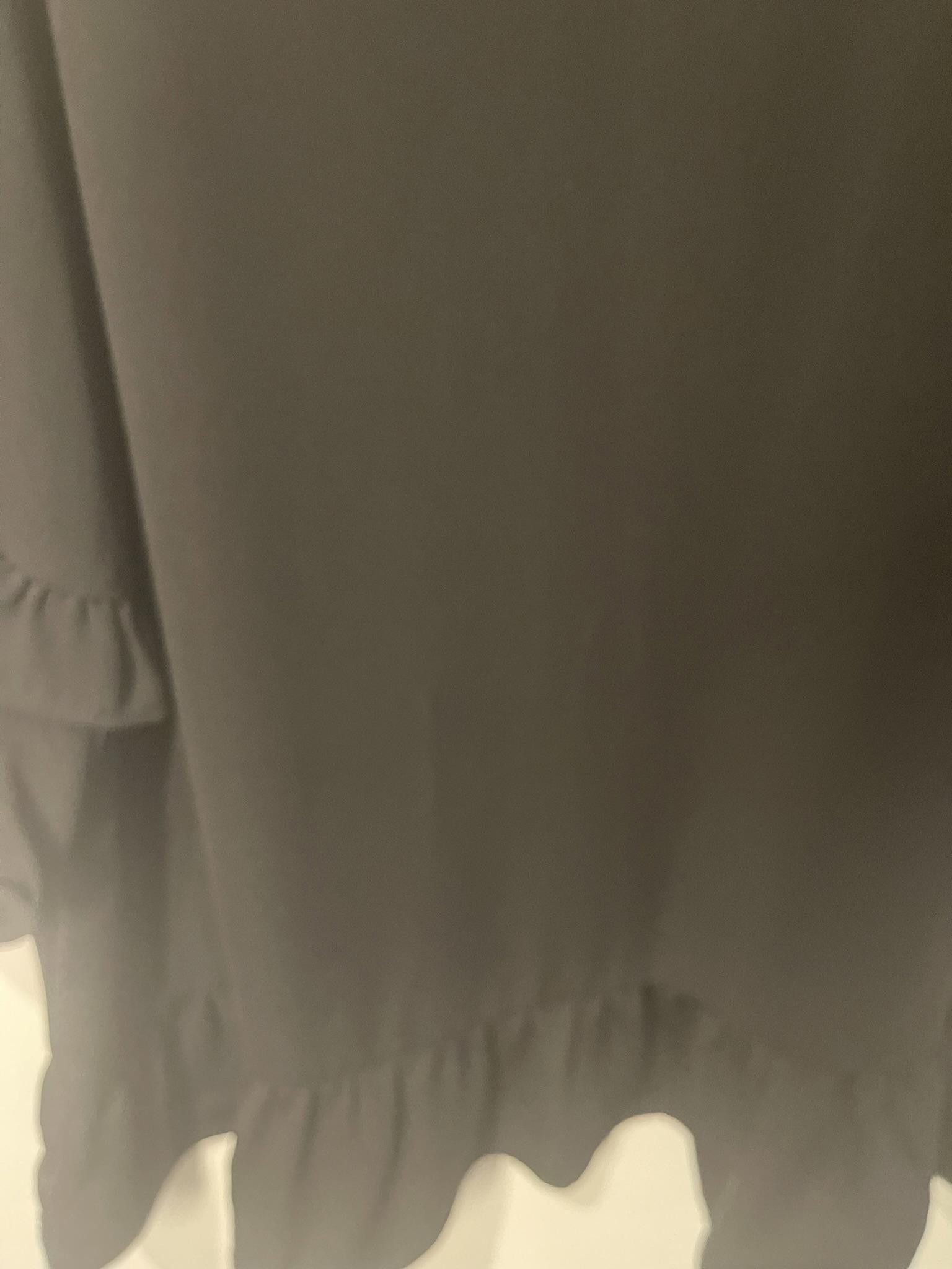 Zara Zara Black Slipover Blouse, with ruffled sleeves Size XXL / US 16-18 / IT 52-54 - 4 Thumbnail
