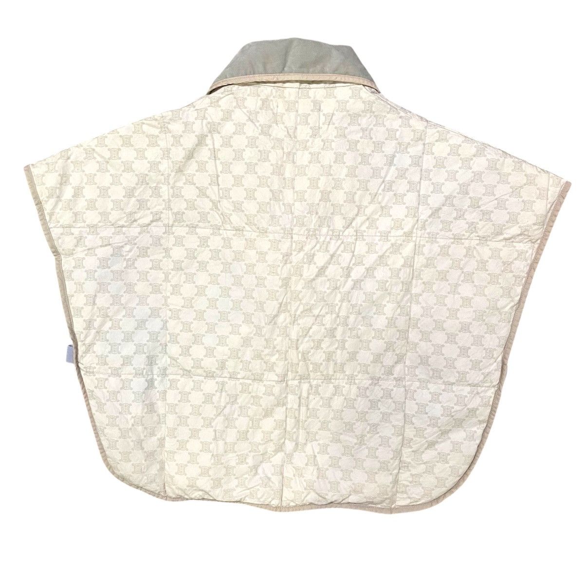 Celine Celine Quilted Monogram Cape Vest - Rare Vintage Size M / US 6-8 / IT 42-44 - 2 Thumbnail