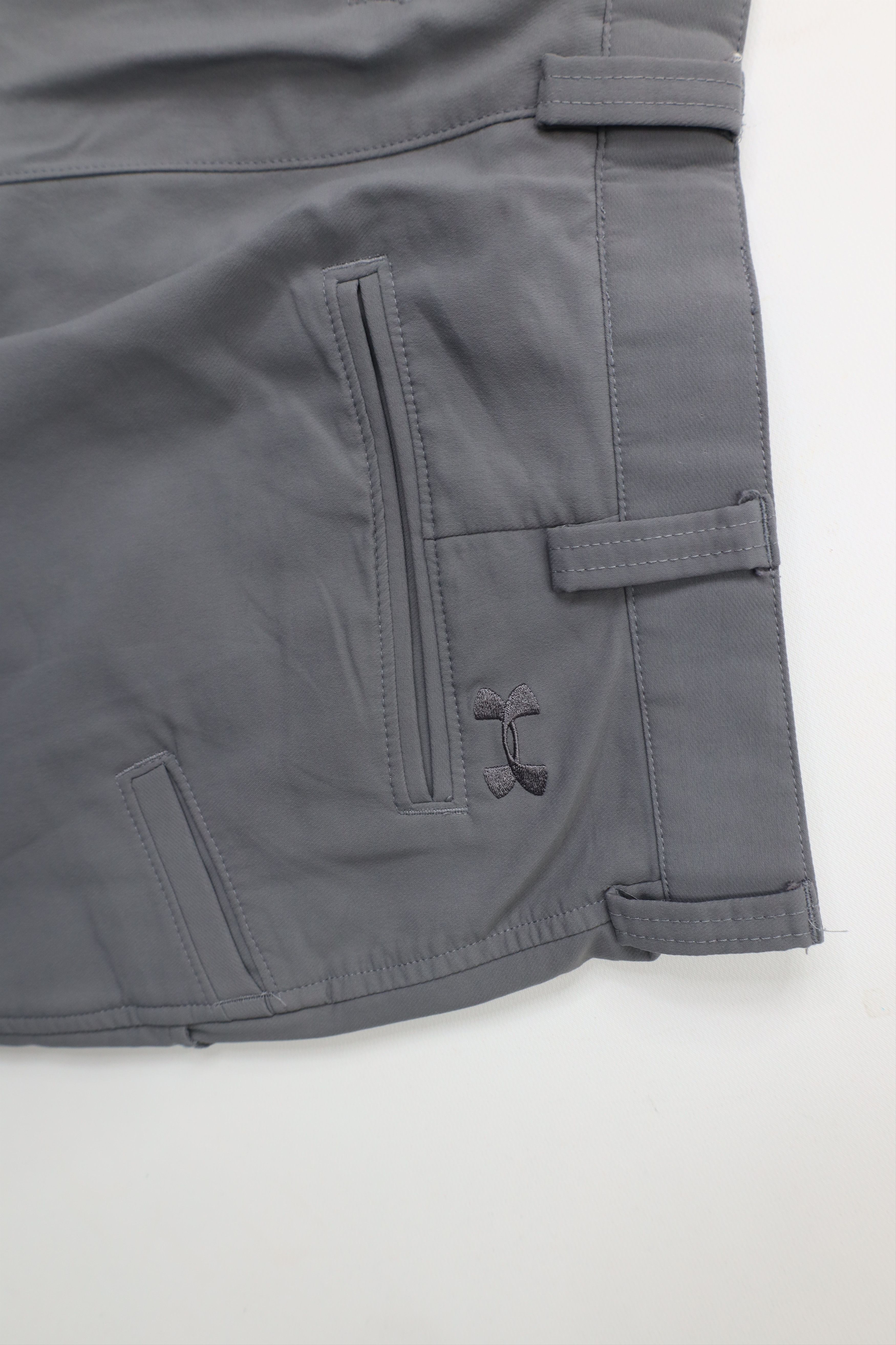Under Armour × Vintage Under Armour Flat Front Tech Wide Leg Golfing Chino Pants Size US 34 / EU 50 - 13 Thumbnail