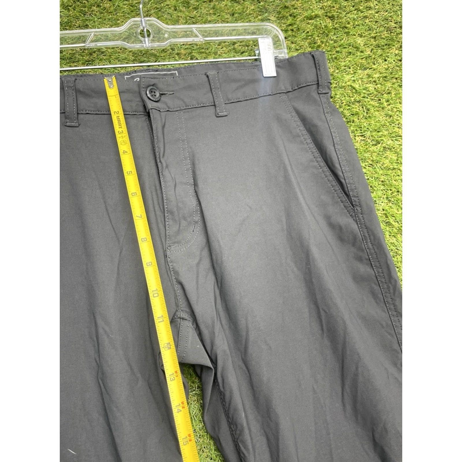 Eddie Bauer Eddie Bauer Travex Pants Mens 36x30 Horizon Guide Flex Black Chino Straight Regular Moisture Wicking Breathable 5-Pocket Logo Modern Travel Casual Size US 36 / EU 52 - 4 Thumbnail
