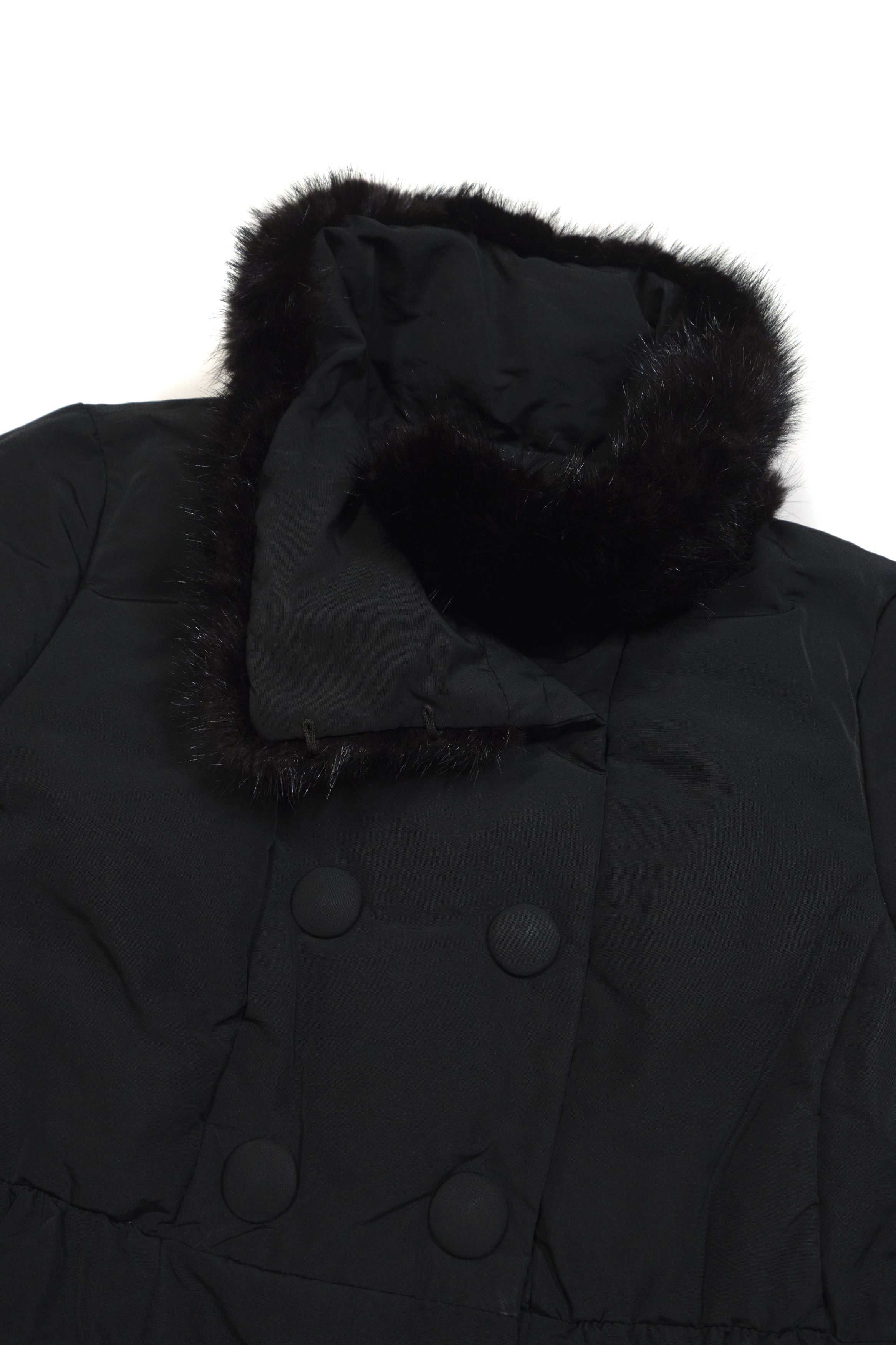 Moncler Feuilles Goose Down Fur Jacket Size L / US 10 / IT 46 - 4 Thumbnail