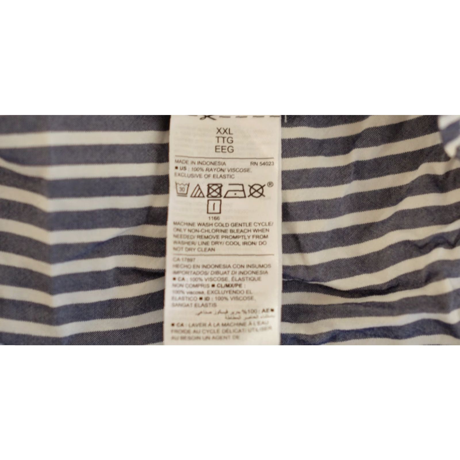 Old Navy Old Navy Off The Shoulder Dress Grey/White Stripe Spuer Soft Womens XXL #H96-64 Dress Size XXL / US 16-18 / IT 52-54 - 8 Thumbnail