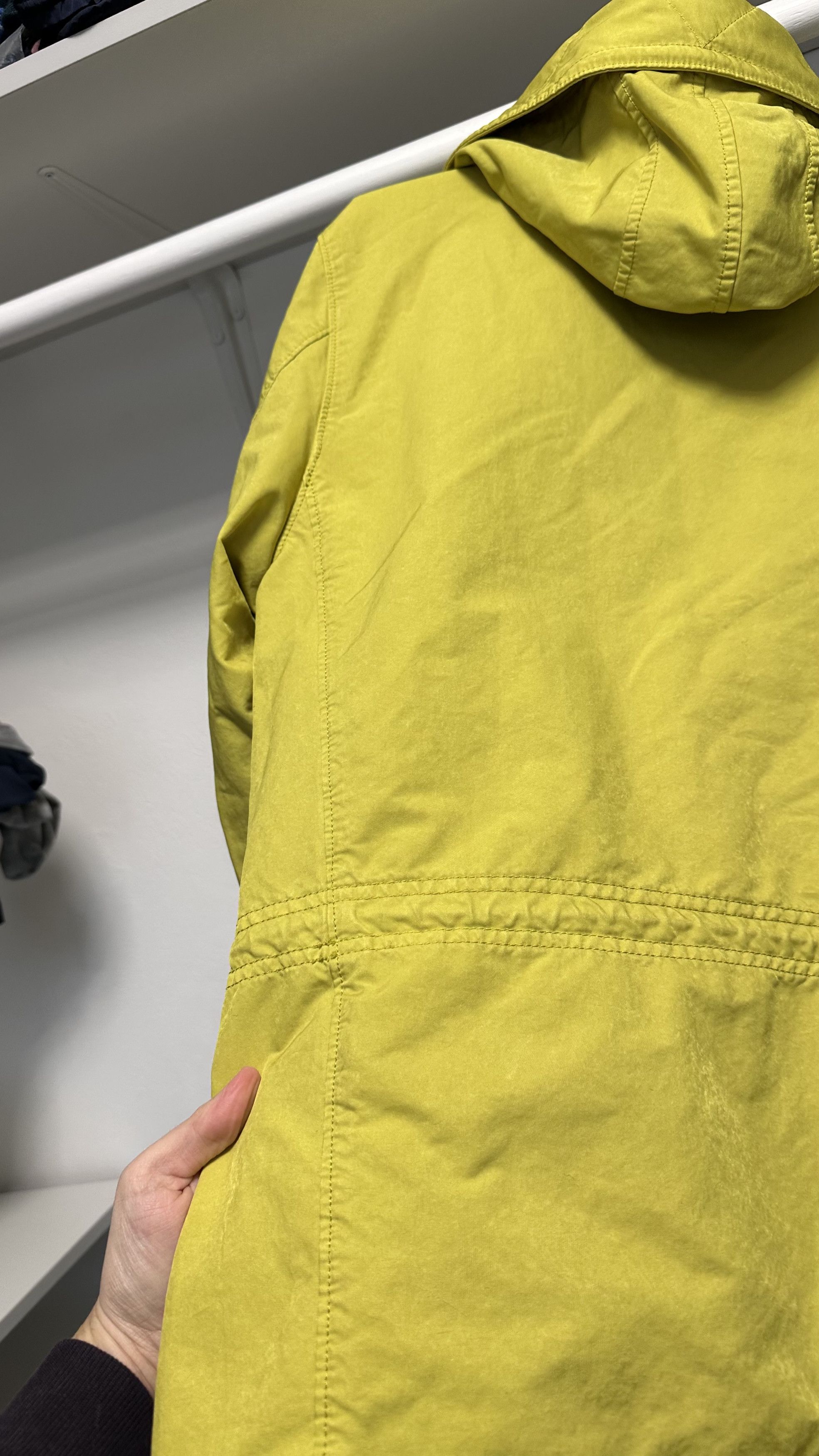 Stone Island Stone Island Yellow David TC Garment Dyed Parka Jacket Size US S / EU 44-46 / 1 - 13 Thumbnail