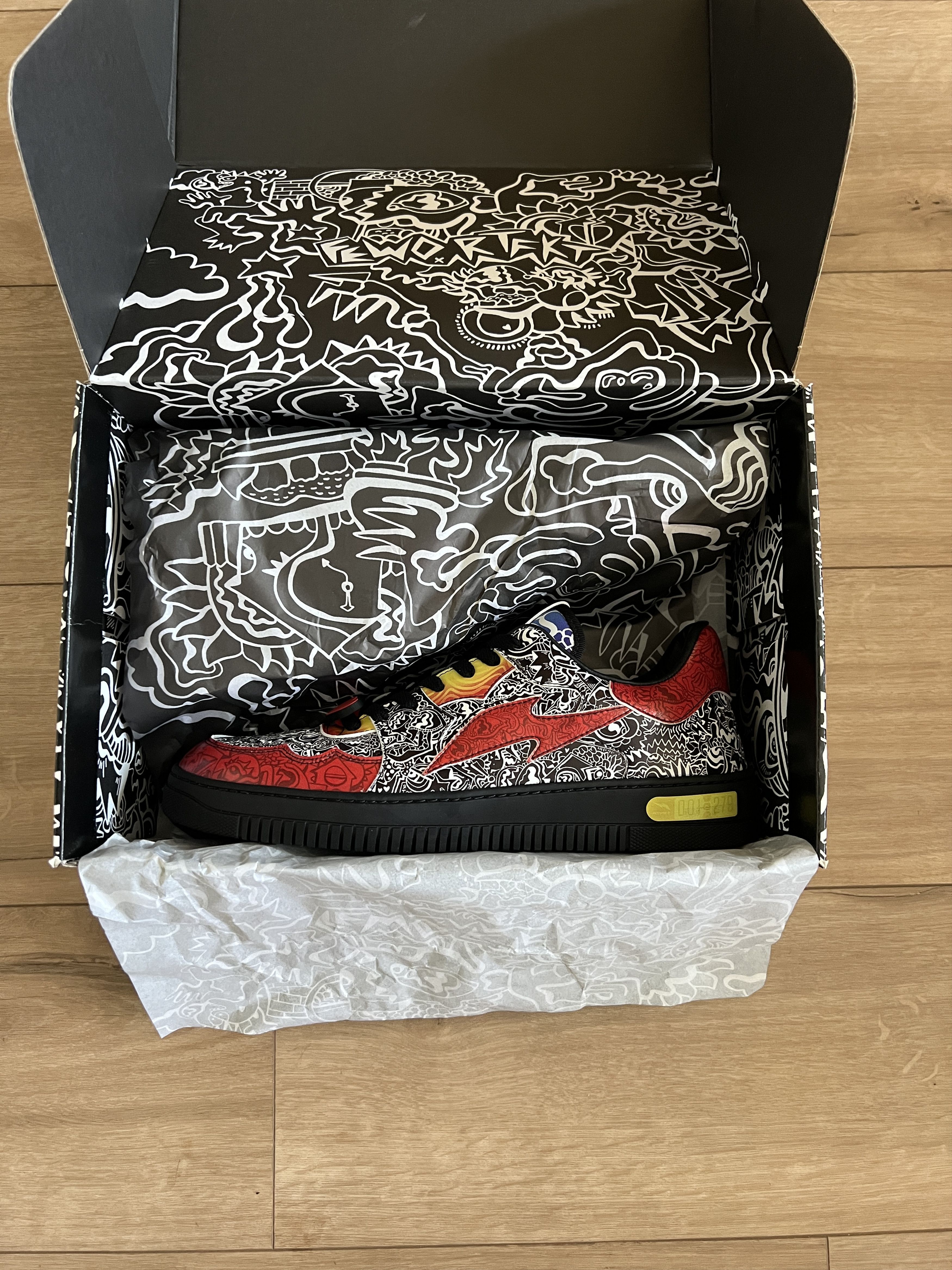 Other NEW W/ BOX FEWOCiOUS x RTFKT FEWO Black Multicolor 1 of 278 Size US 12 / EU 45 - 1 Thumbnail