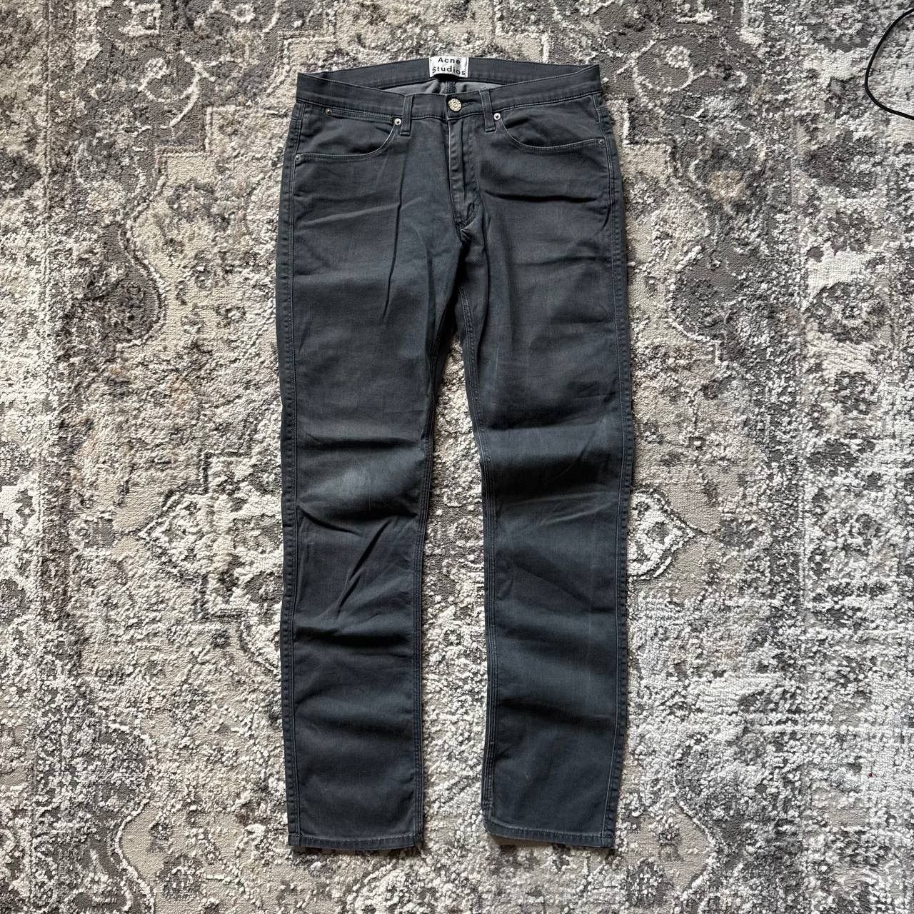 Acne Studios Acne Studios max darko graphite skinny jeans denim pants Size US 32 / EU 48 - 1 Thumbnail