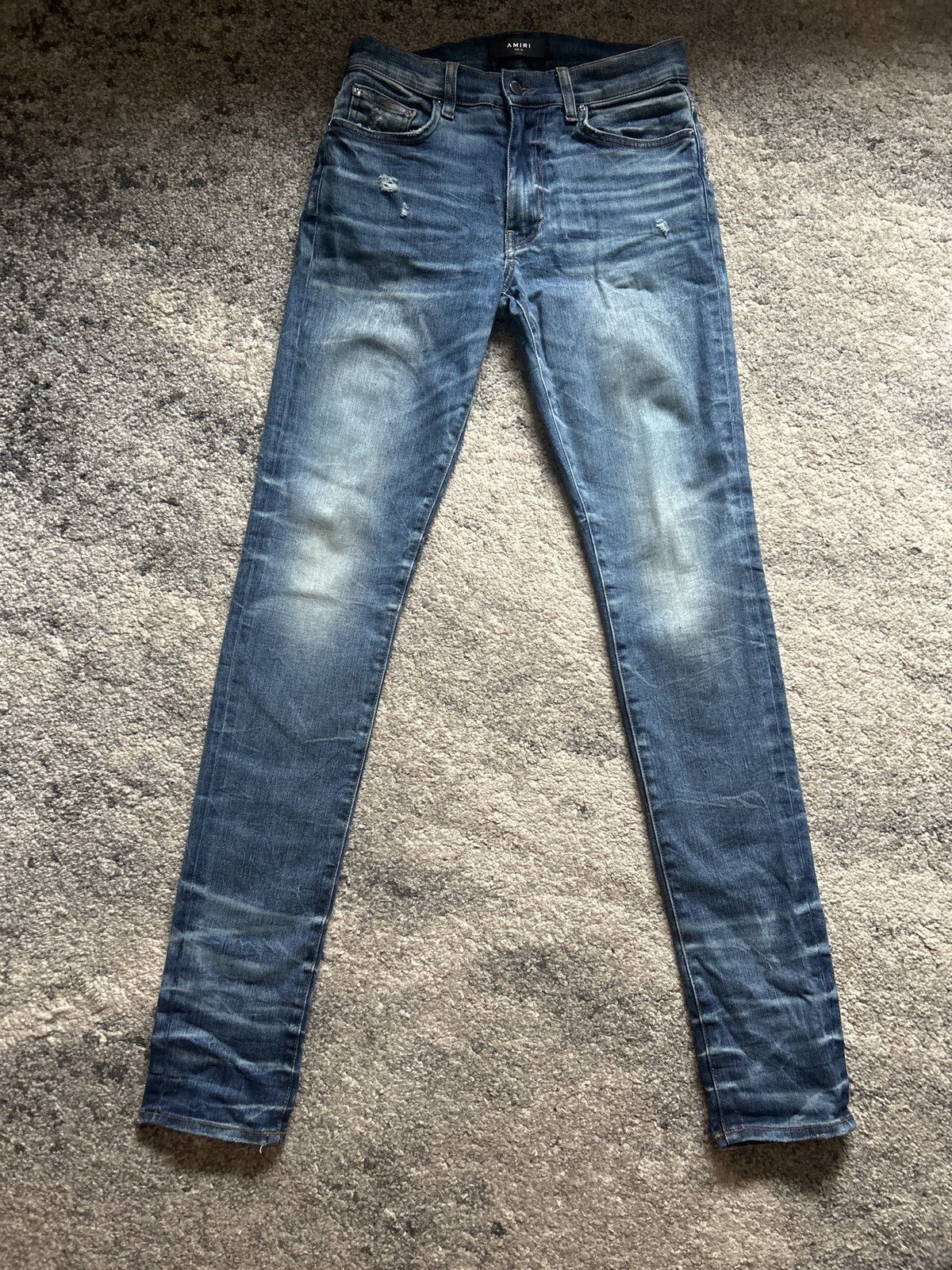 Amiri AMIRI SKINNY DENIM JEAN Size US 30 / EU 46 - 1 Thumbnail