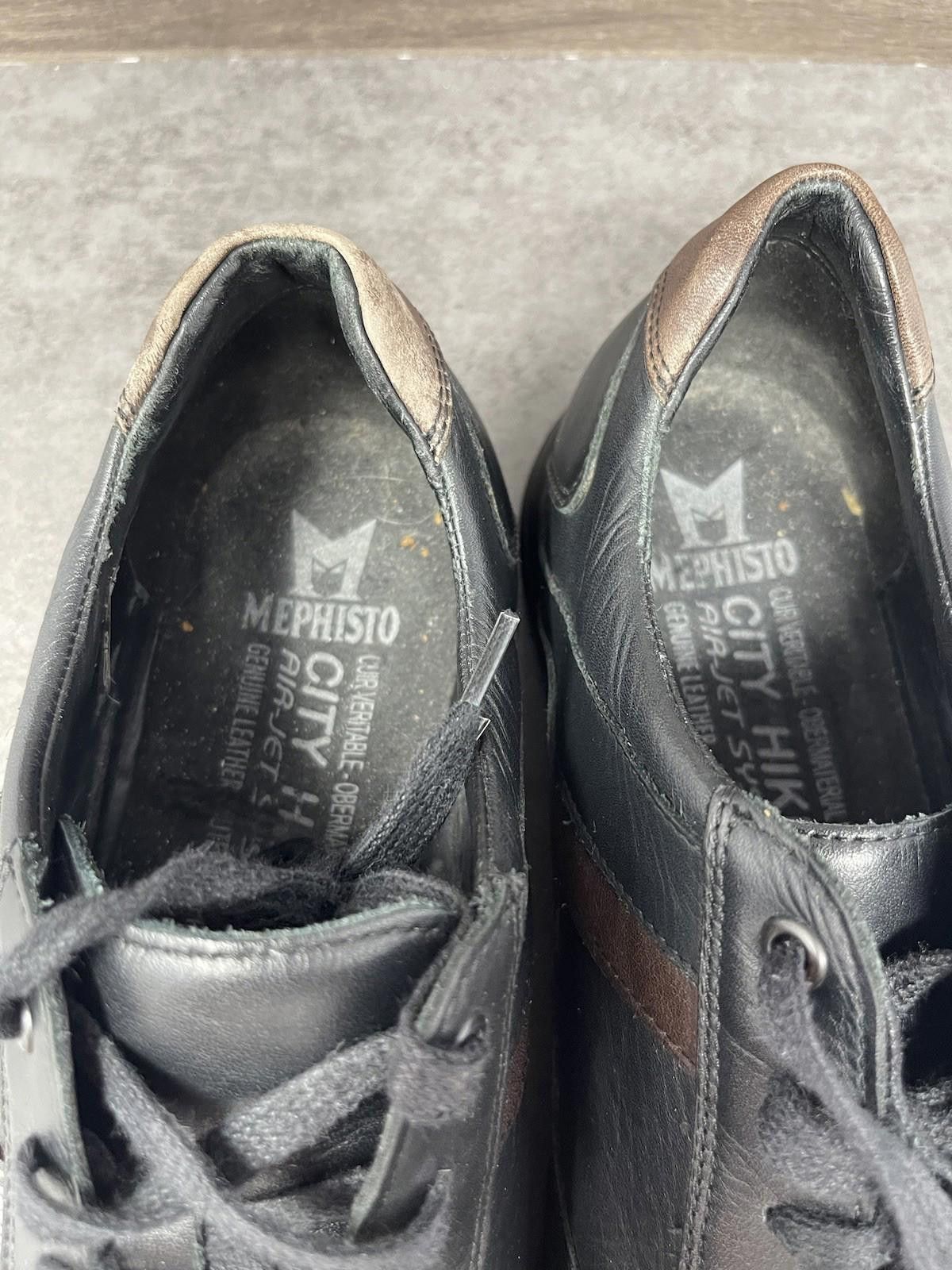 Mephisto Mephisto Shoes Mens Size 11 Frank Lace Up Black Leather Size US 11 / EU 44 - 9 Thumbnail