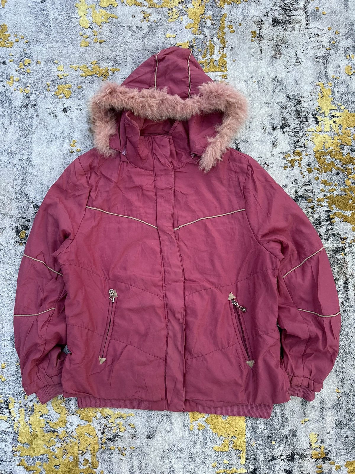 If Six Was Nine × Japanese Brand × Le Grande Bleu (L.G.B.) WINTER SESSION IFSIX LGB STYLE 168 DOWN PUFFER FUR JACKET Size L / US 10 / IT 46 - 1 Thumbnail