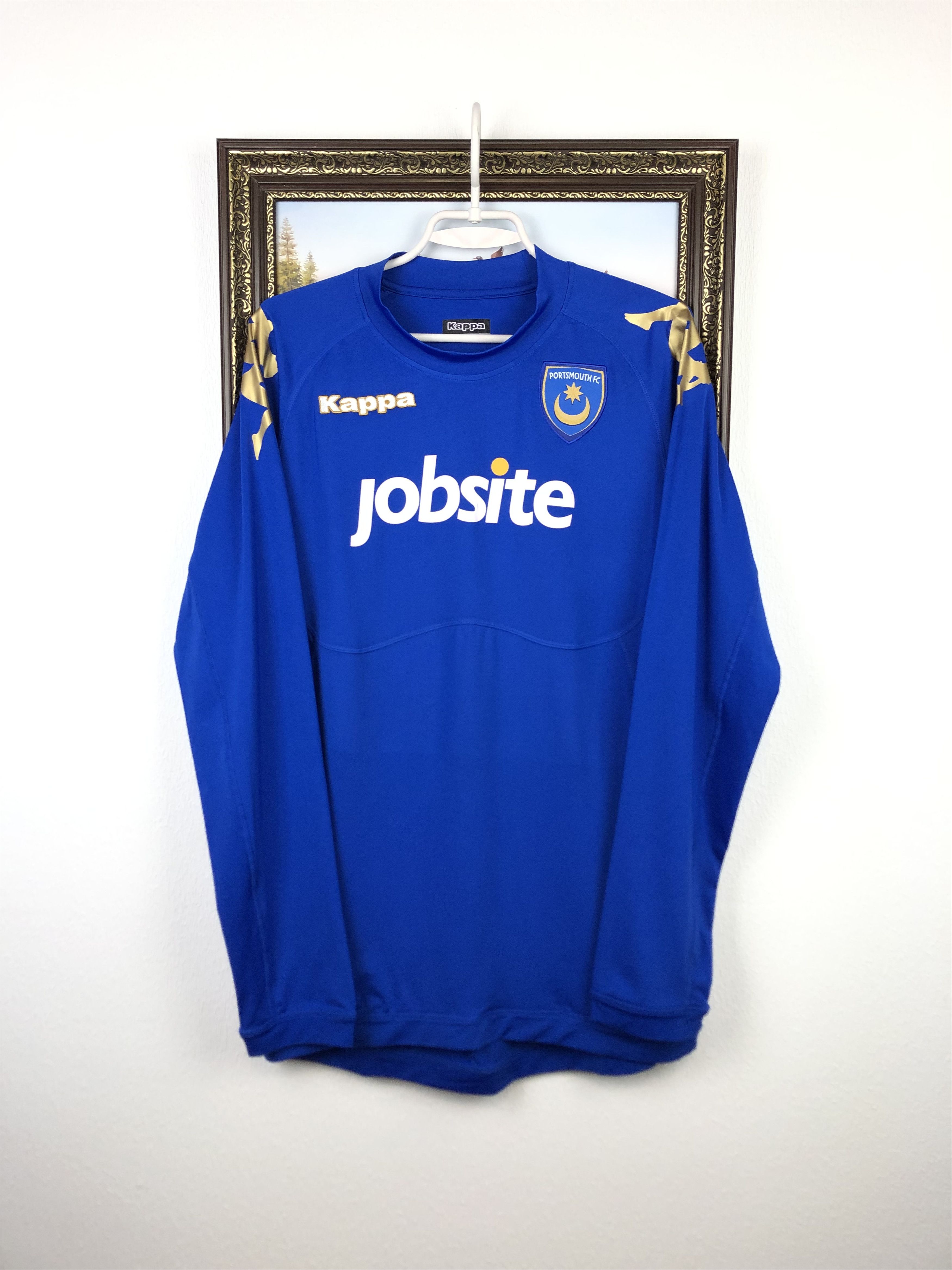 Kappa Portsmouth football shirt Soccer Kappa Long Sleeve Jersey Size US M / EU 48-50 / 2 - 1 Thumbnail