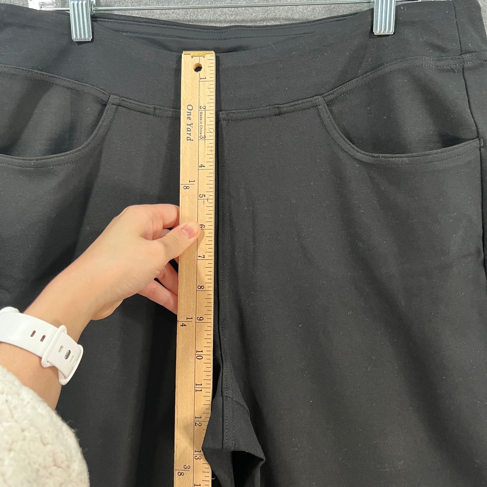 Other Belle by Kim Gravel Tall Ponte Side Vent Cropped Legging Size 38" / US 16 / IT 52 - 8 Thumbnail