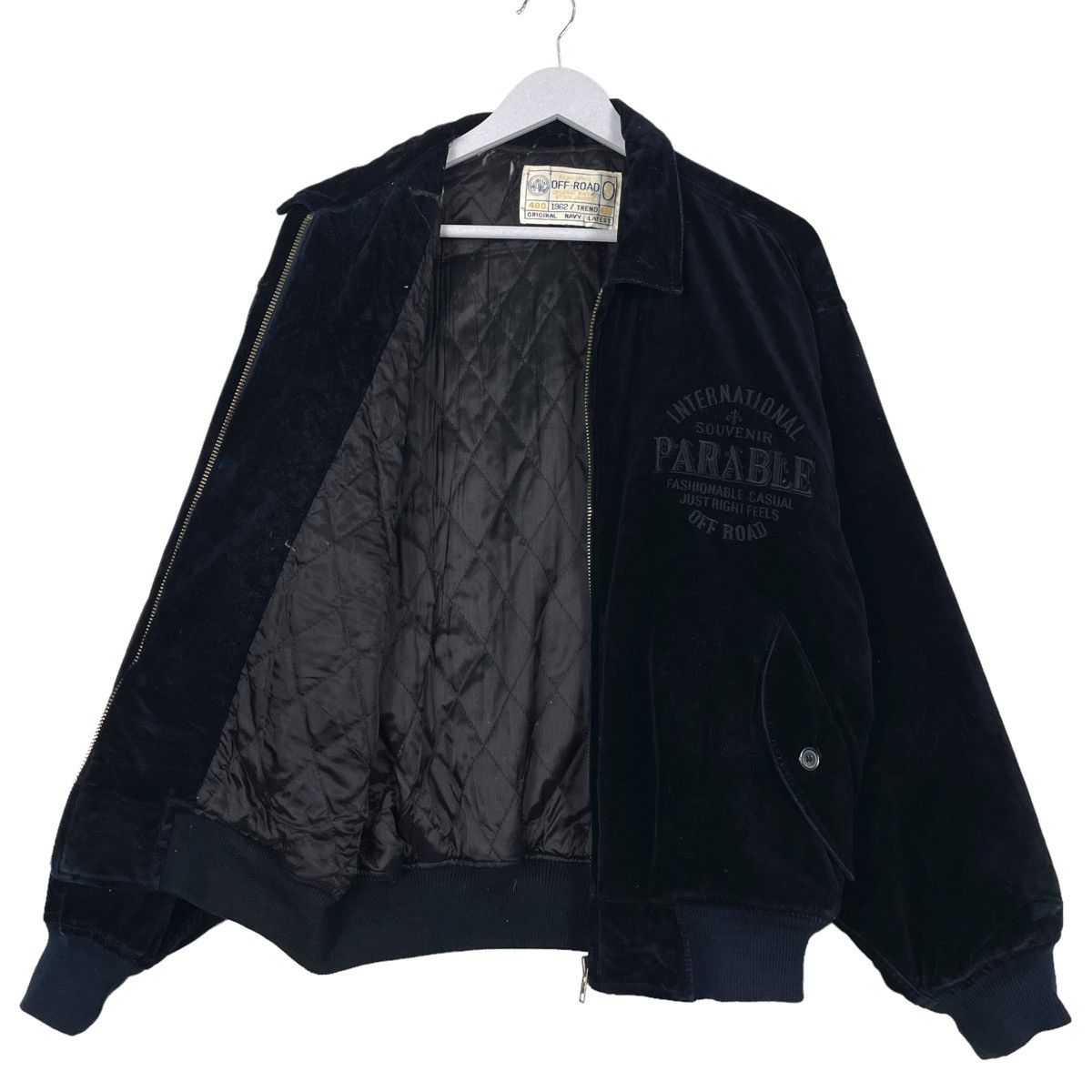 Japanese Brand × Vintage 💥JAPAN MEN OFFROAD VELVET RIOT BOMBER JACKET Size US L / EU 52-54 / 3 - 2 Thumbnail