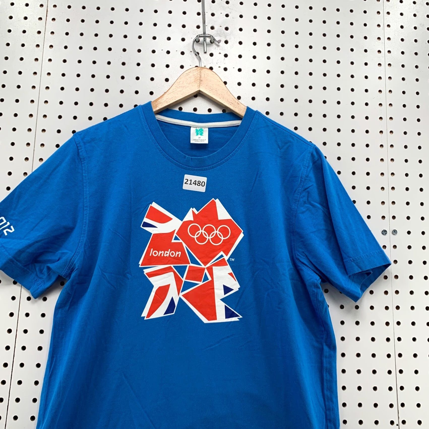 Vintage VINTAGE Official Licenced 2012 London Olympics Shirt Blue Adult Medium T-Shirt Unisex Mens Womens London 2012 Size US M / EU 48-50 / 2 - 2 Thumbnail