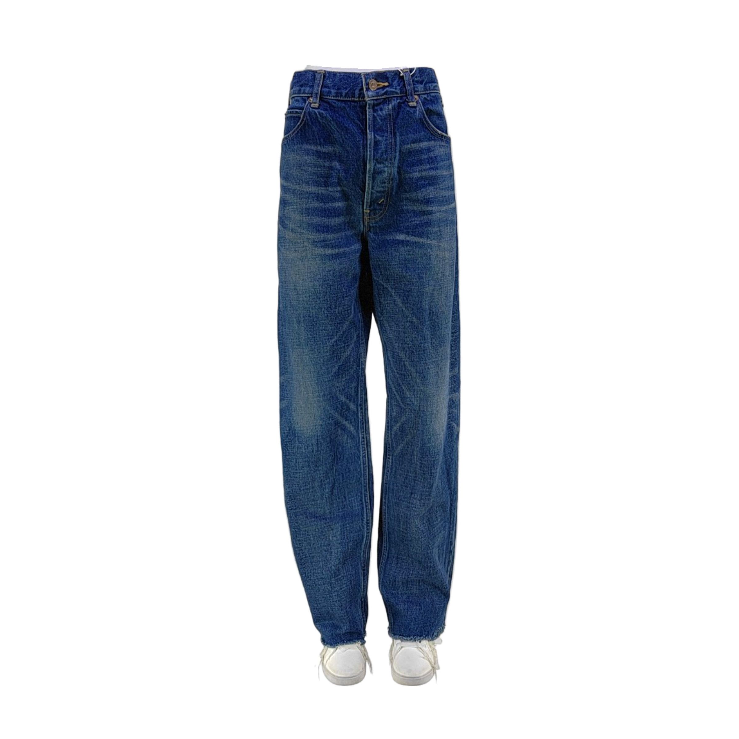 Celine Celine Washed Frayed Denim Jeans 30 Size US 30 / EU 46 - 1 Thumbnail