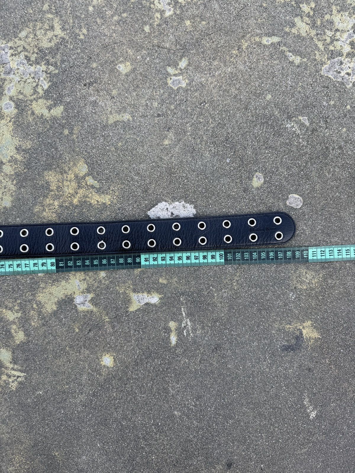 Japanese Brand Studed Leather Belt With Two Prong Design Size ONE SIZE - 5 Thumbnail