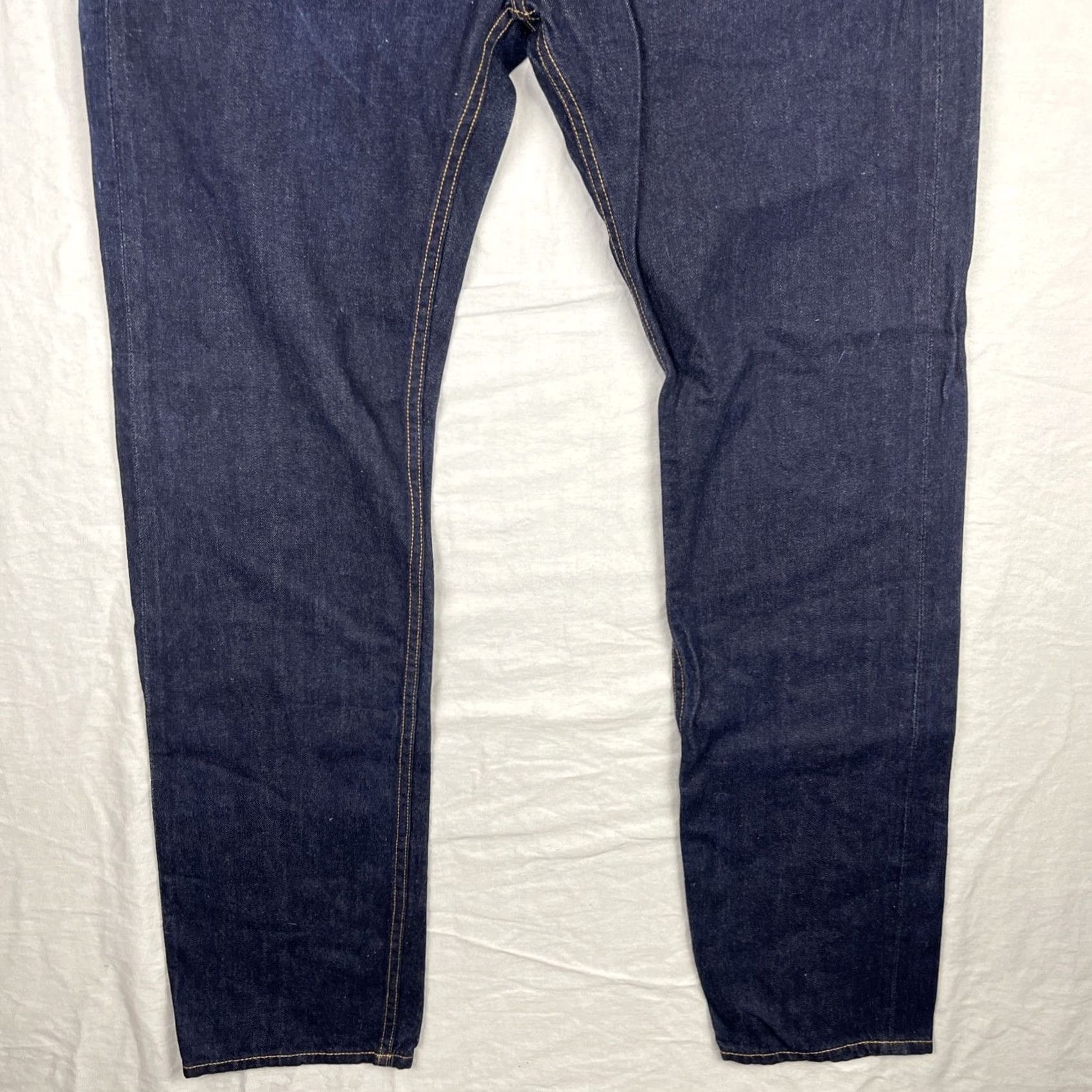 The Hundreds The Hundreds Selvedge Jeans Slim 34 Blue Denim Pants Straight Mens 34 Jeans Dark Denim Pants City Hip Hop 90s Mens Size US 34 / EU 50 - 3 Thumbnail