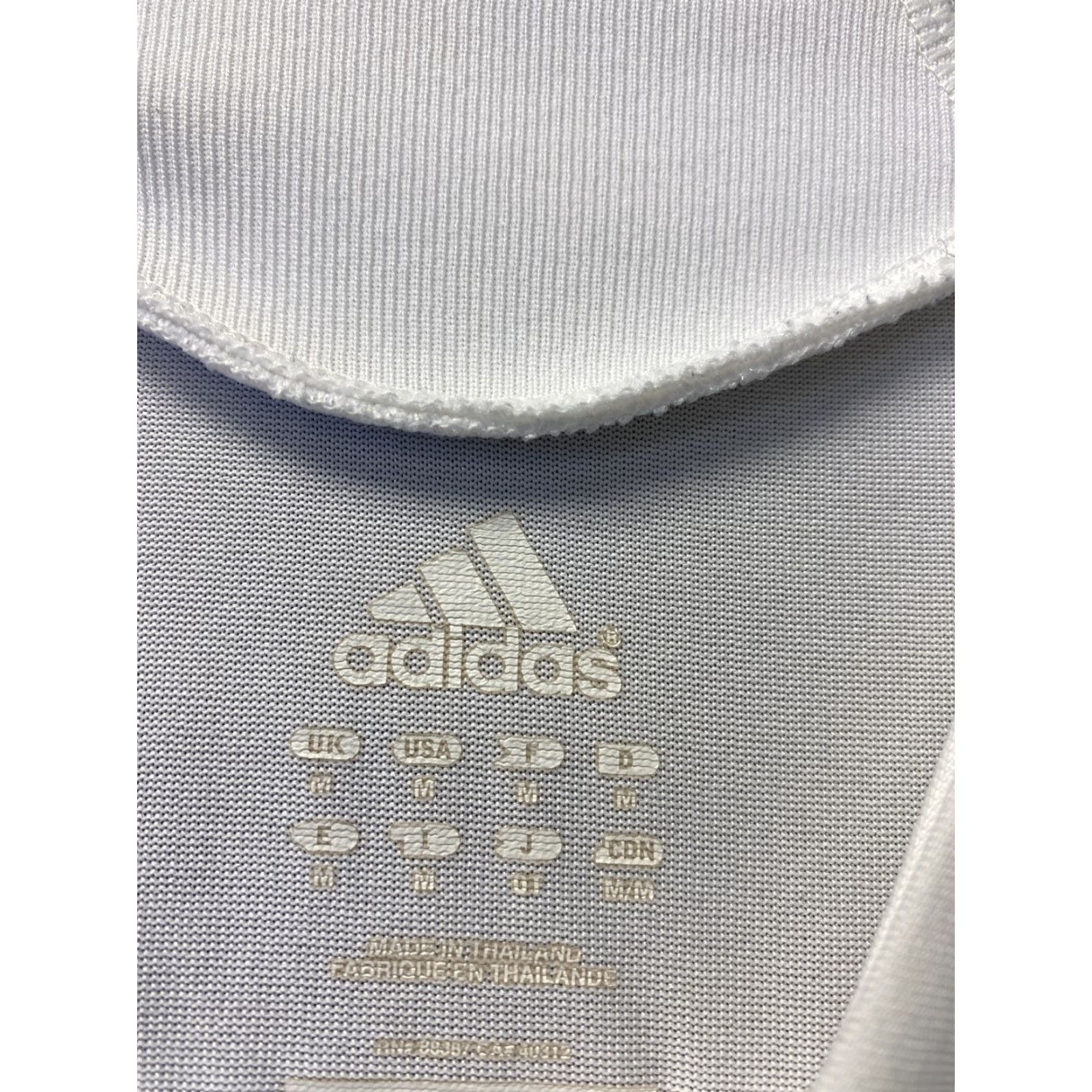 Adidas adidas Soccer Jersey T-Shirt Short Sleeve white Men's M SHORT PEOPLE / 104-58 Size US M / EU 48-50 / 2 - 4 Thumbnail