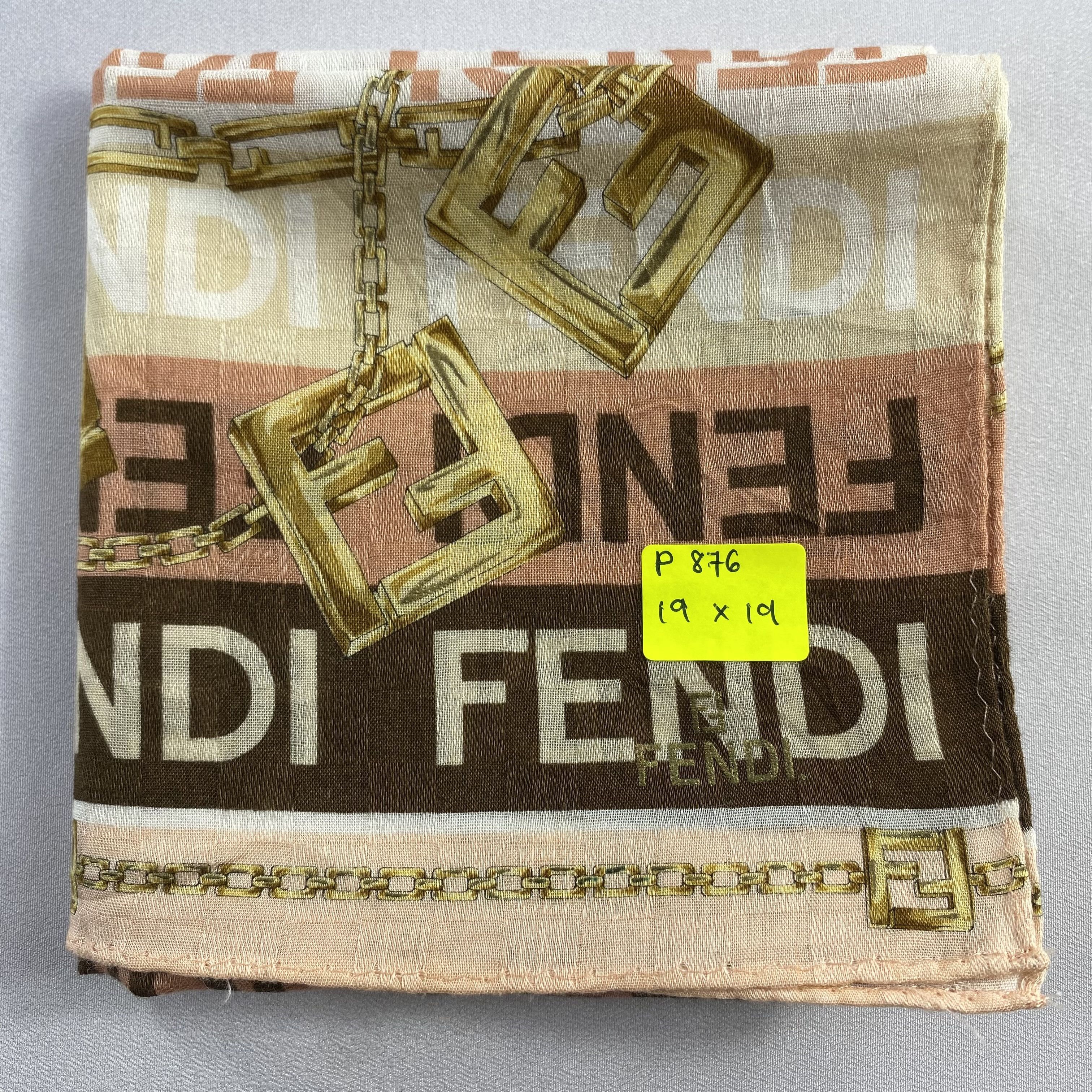 Vintage Fendi Handkerchief / Neckerchief / Bandana-P876 Size ONE SIZE - 7 Thumbnail