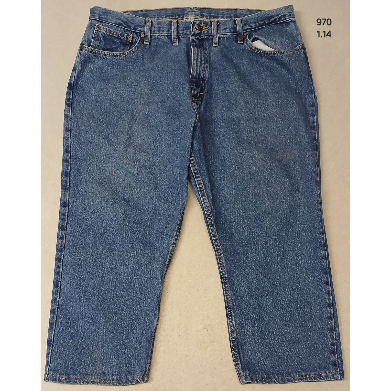 Other Magellan (44x30) Men's Straight Leg Blue Denim Jeans Size US 44 / EU 60 - 1 Thumbnail