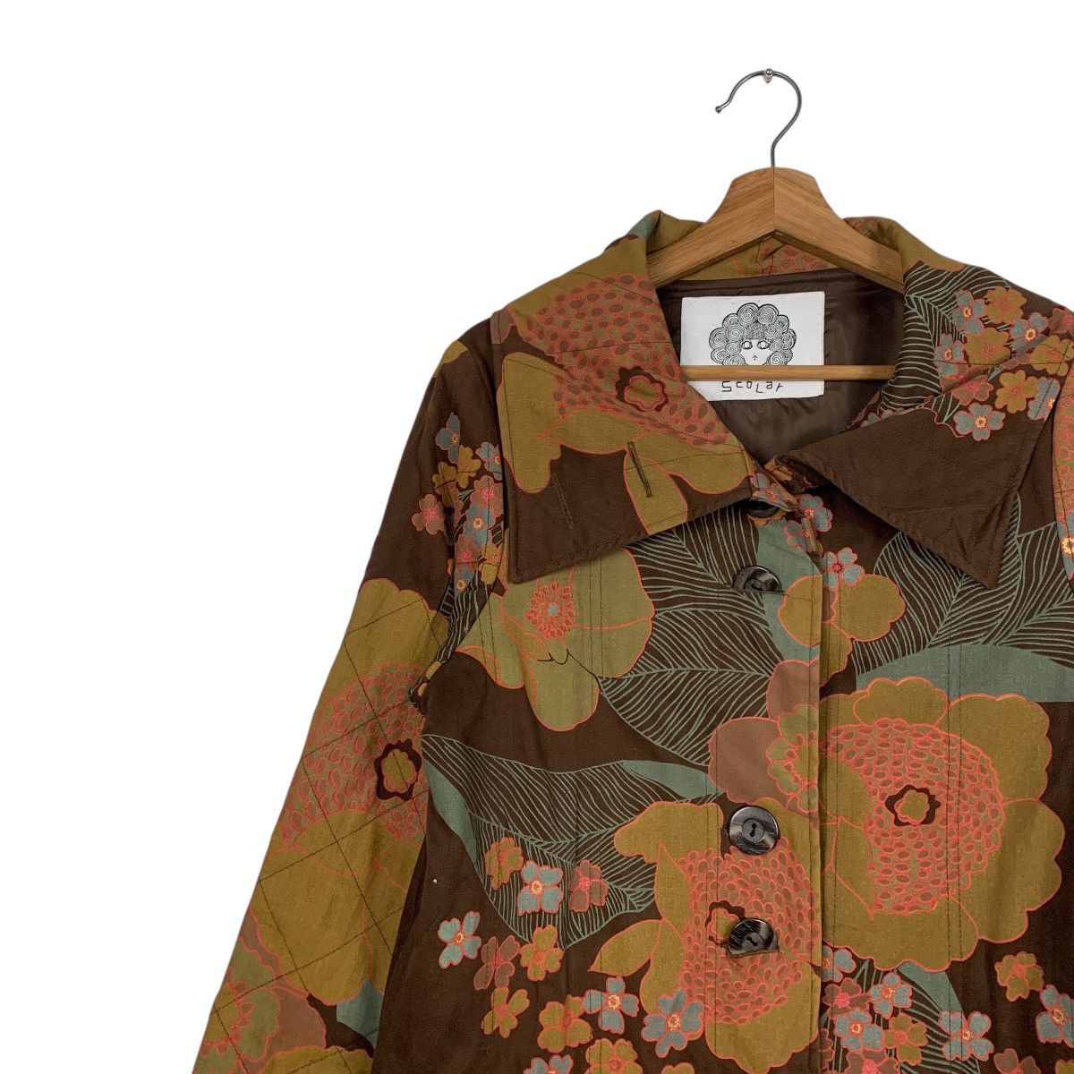 Japanese Brand Japanese Brand Scolar Fullprint Flower Motive Coat Size M / US 6-8 / IT 42-44 - 7 Thumbnail