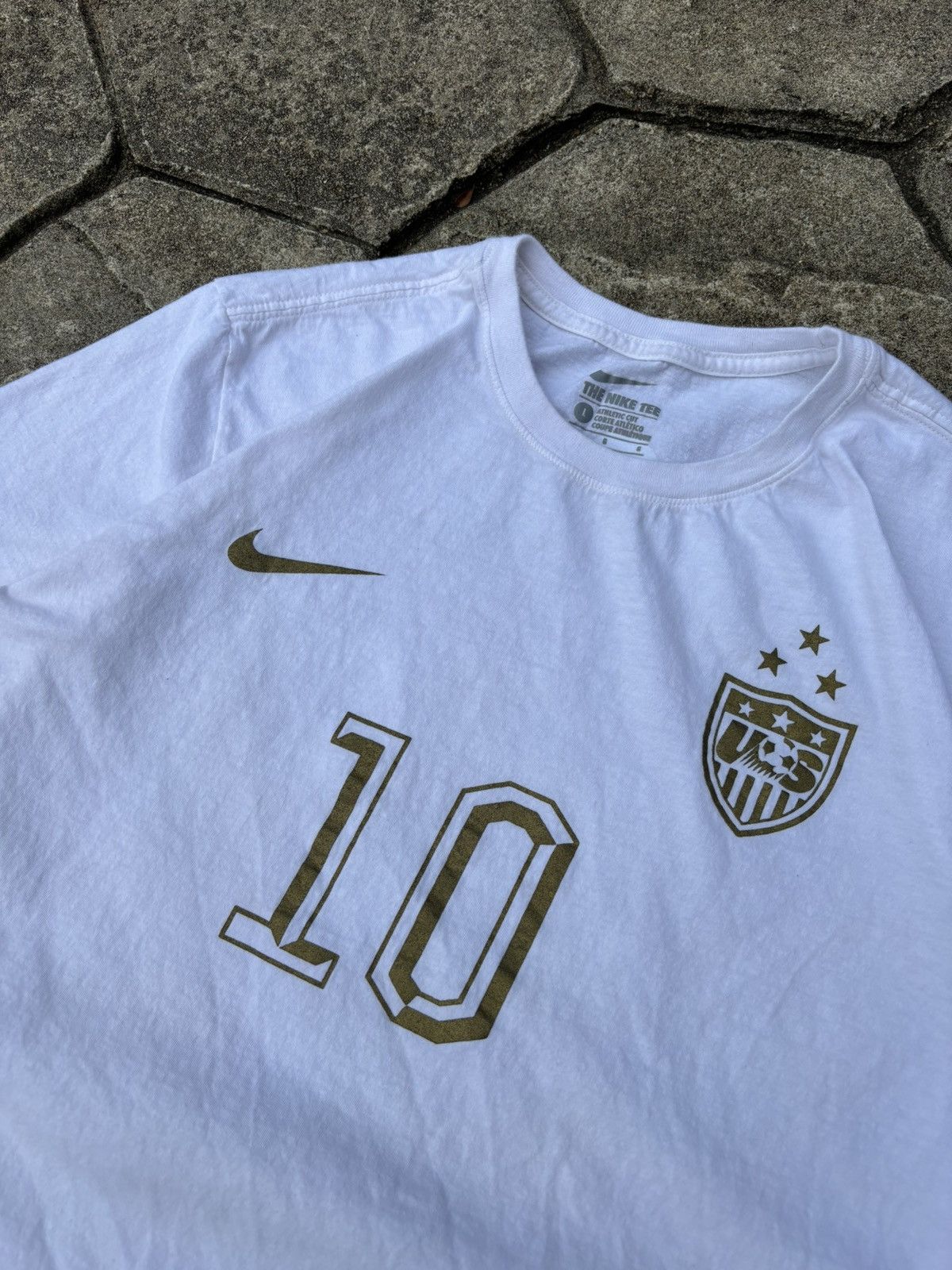 Nike × Vintage Y2K Nike Team USA Blokecore Soccer Tshirt Size US L / EU 52-54 / 3 - 2 Thumbnail