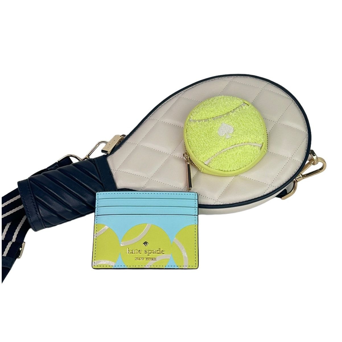 Kate Spade Grand Slam 3D Tennis Raquet Crossbody Bag & Card, Women's
