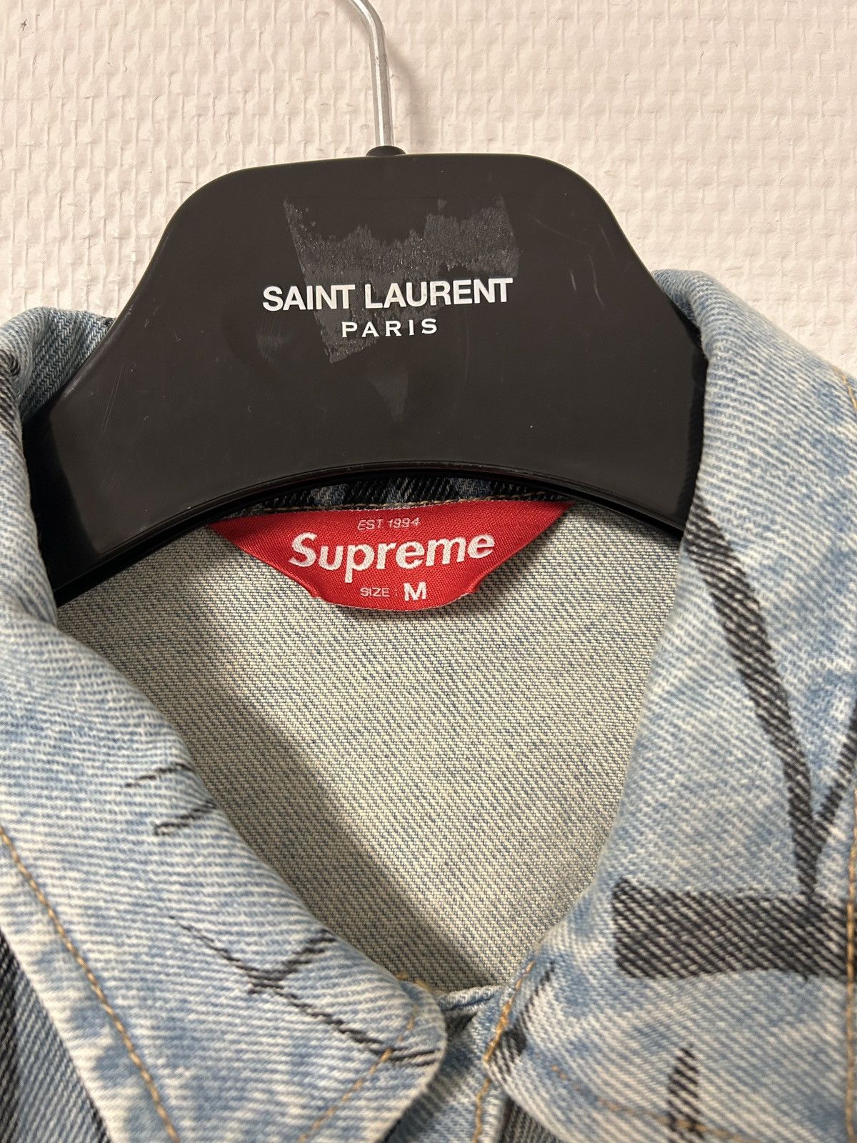 Supreme FW2020 Ark Denim Trucker Jacket Size US M / EU 48-50 / 2 - 4 Thumbnail