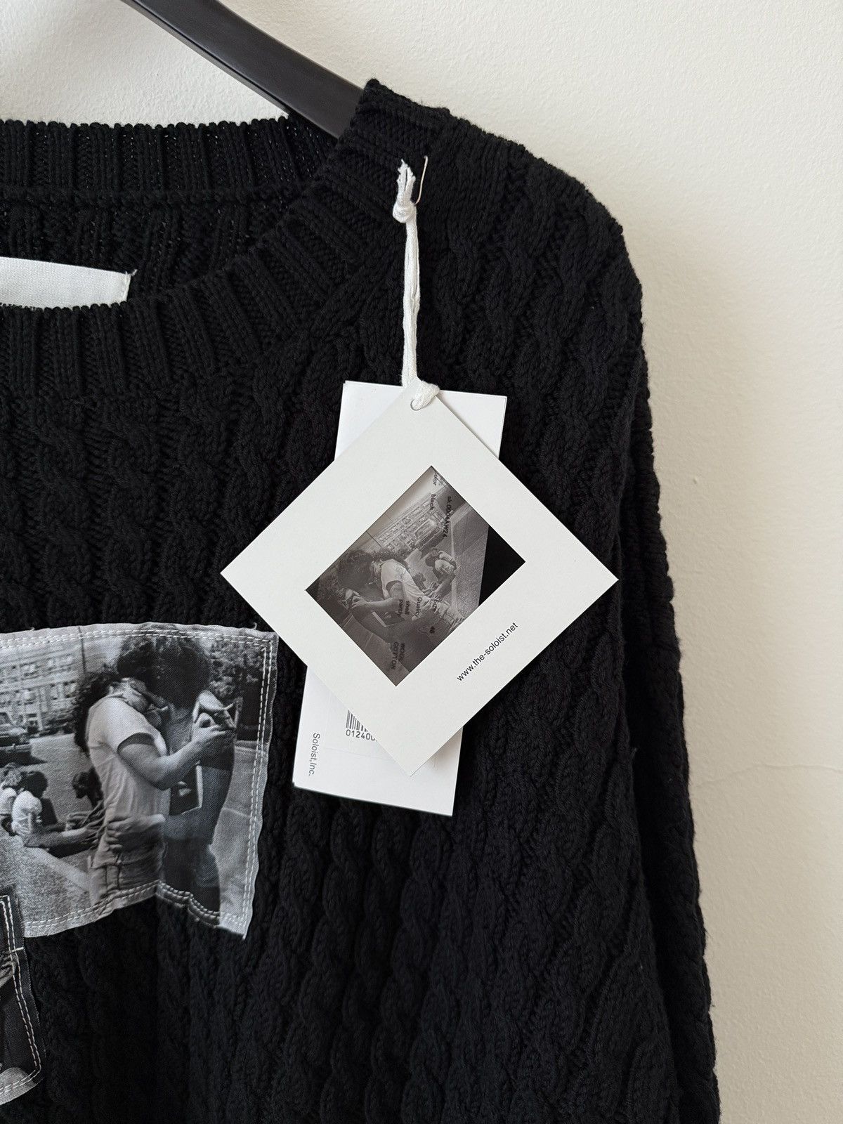 Takahiromiyashita The Soloist. Photo Patch Cable Knit Sweater Size US S / EU 44-46 / 1 - 9 Thumbnail