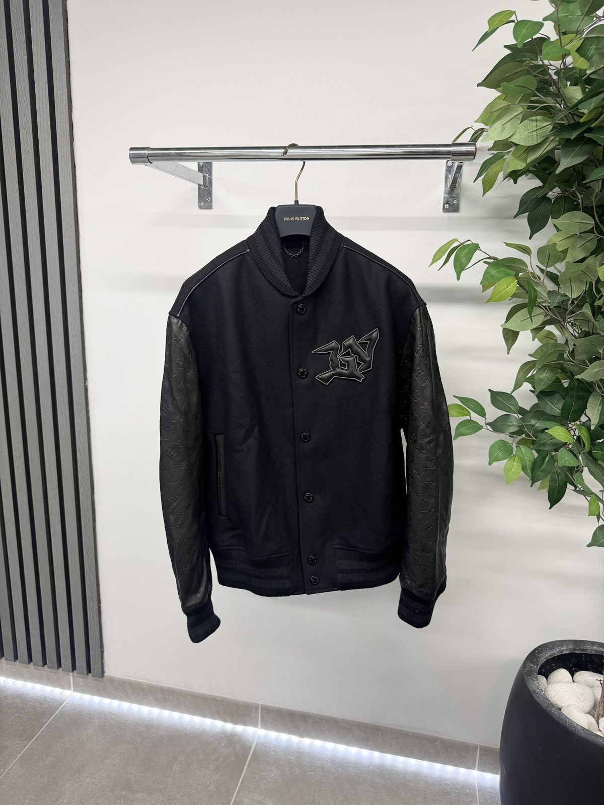 Louis Vuitton Louis Vuitton 1AA7EM Monogram Embosed Jacket Black RRP £3900 Size US S / EU 44-46 / 1 - 1 Thumbnail