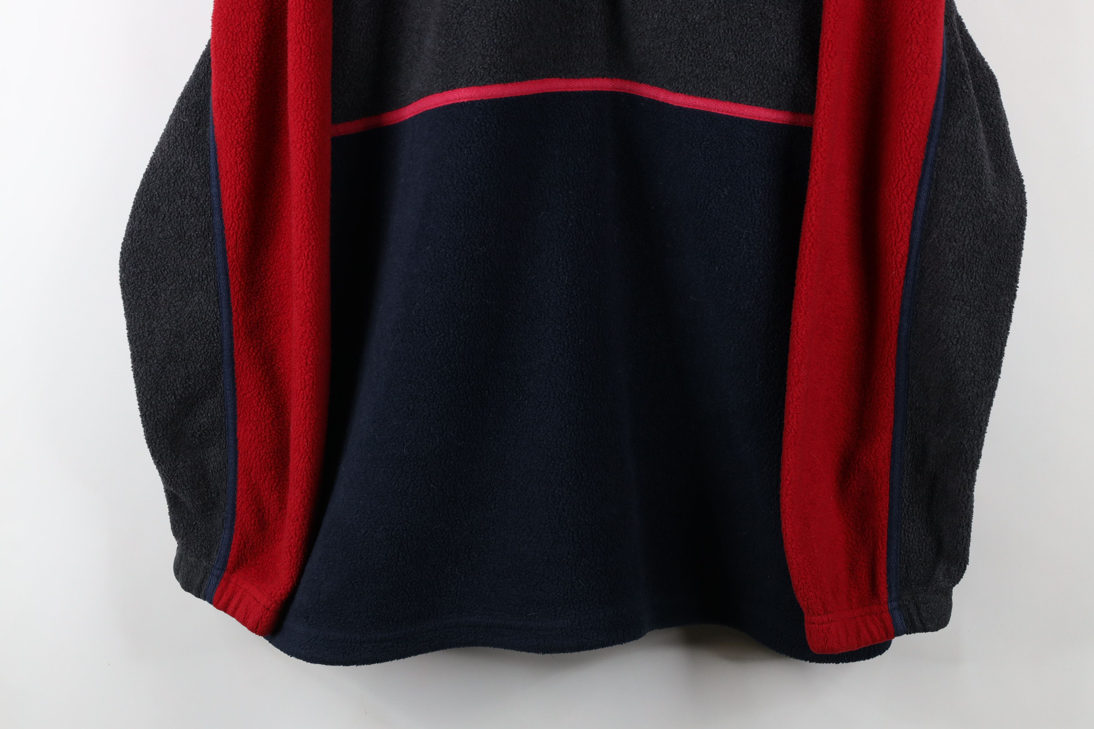 Vintage Vintage 90s Streetwear Half Zip Fleece Pullover Sweater Size US L / EU 52-54 / 3 - 3 Thumbnail