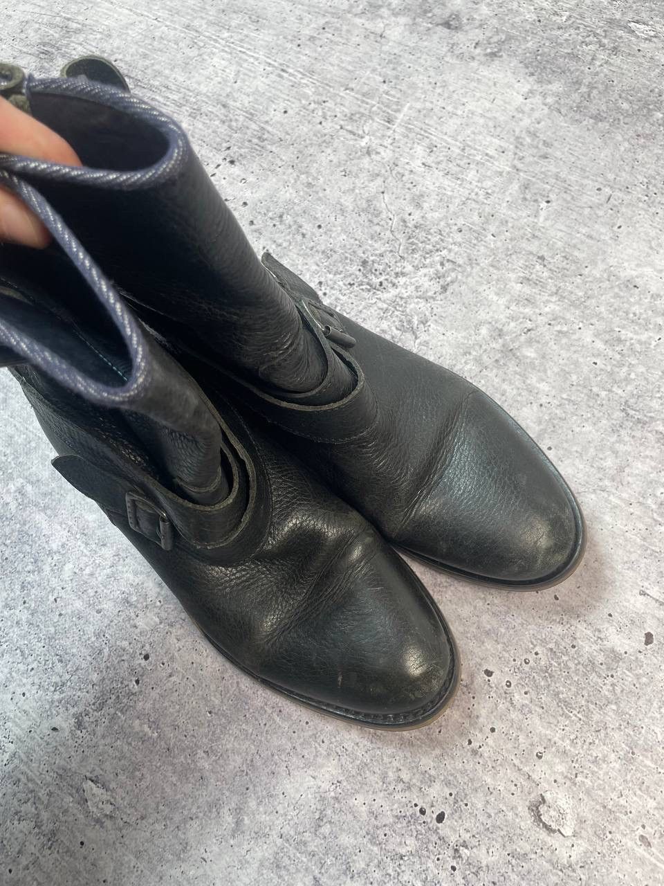 A.S.98 Vintage AS98 Airstep Style High Belt Ankle Boots Y2K Size US 9 / IT 39 - 3 Thumbnail